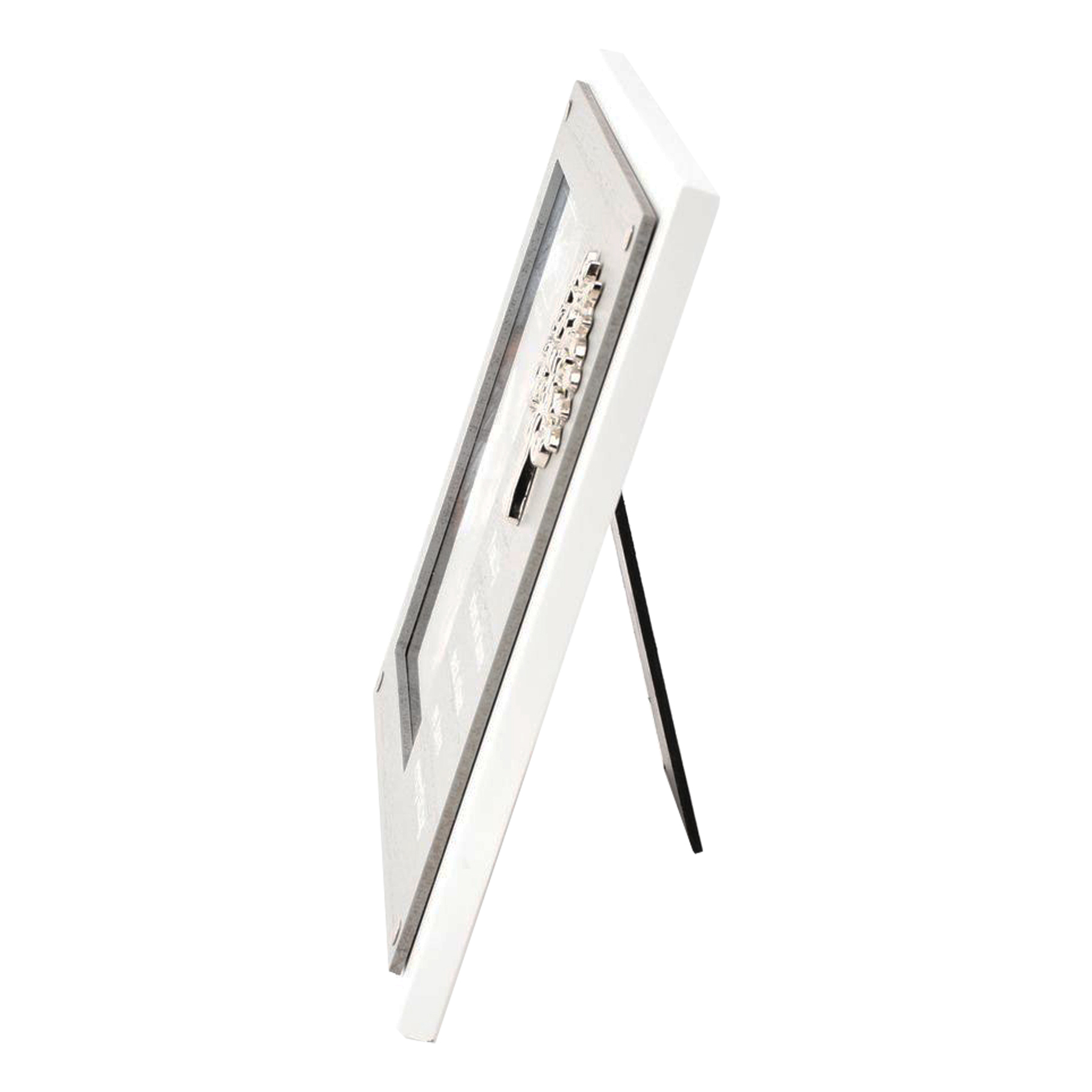 Weiß & Grau MDF Bilderrahmen - 4"x6" - Design wählbar - Bild 7 von 10