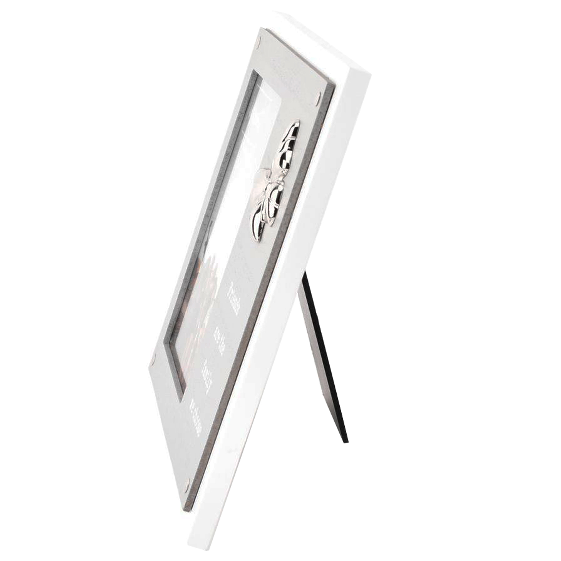 Weiß & Grau MDF Bilderrahmen - 4"x6" - Design wählbar - Bild 10 von 10