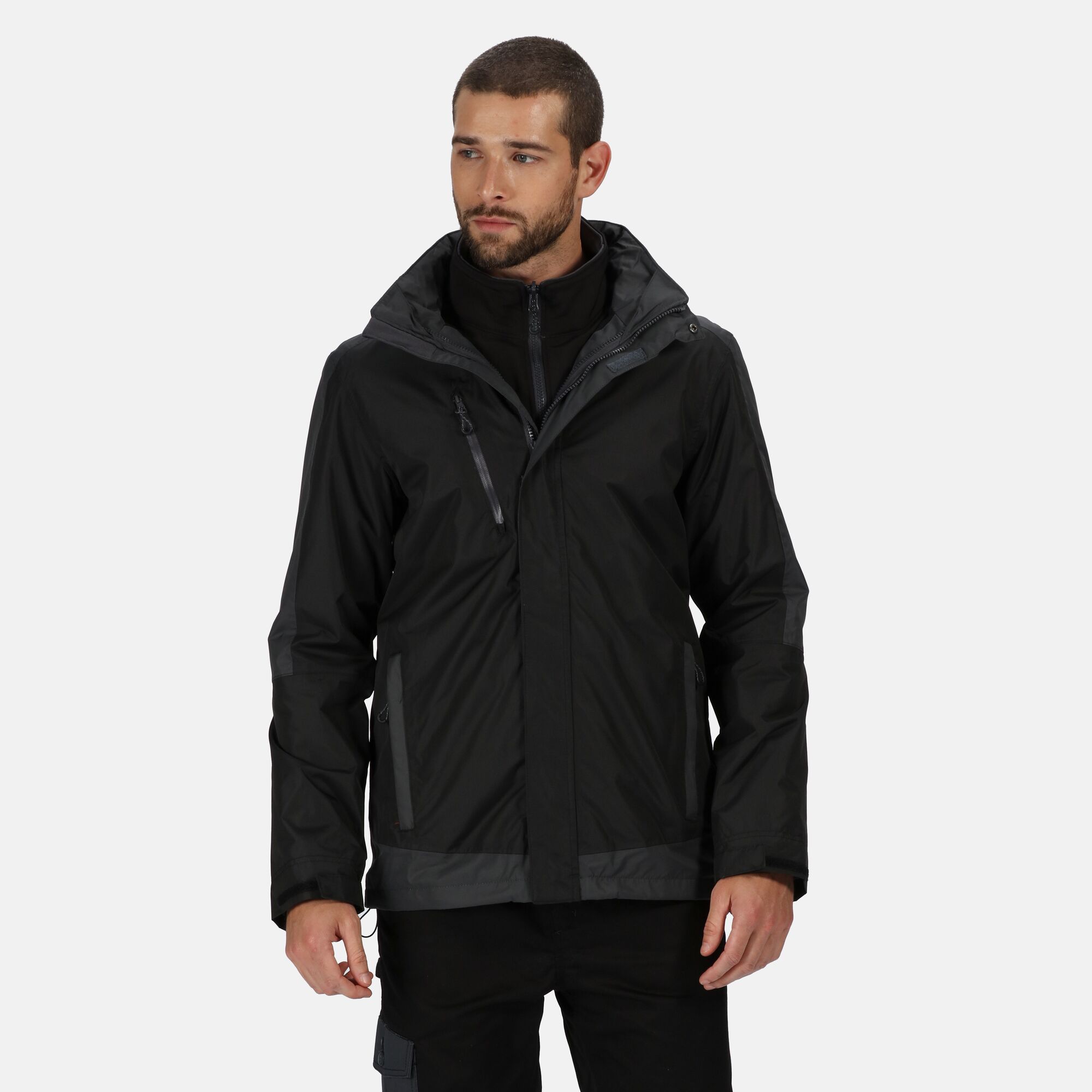 Regatta Professional Contrast Mens 3-in-1 Waterproof Jacket | eBay