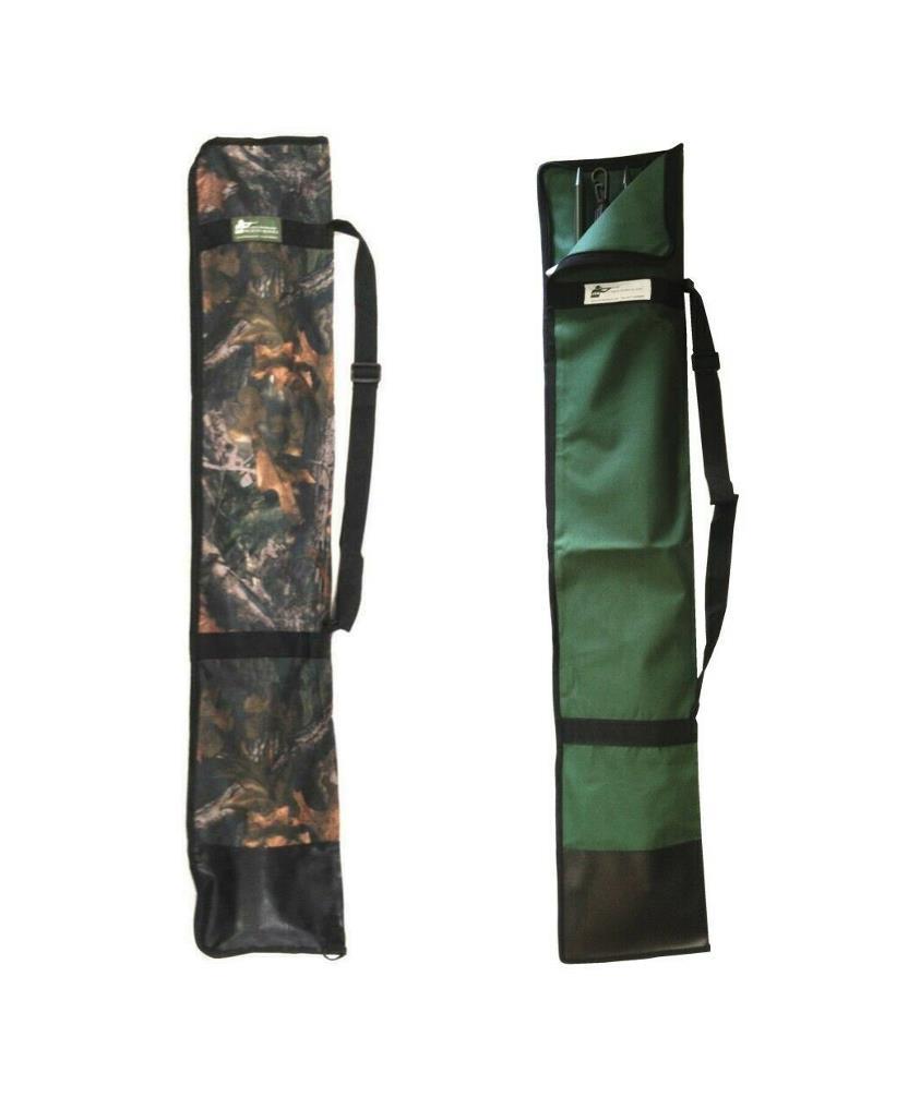 Canvas Hide Pole Bag Green or Camo Camouflaged Coloured Carry Bag eBay