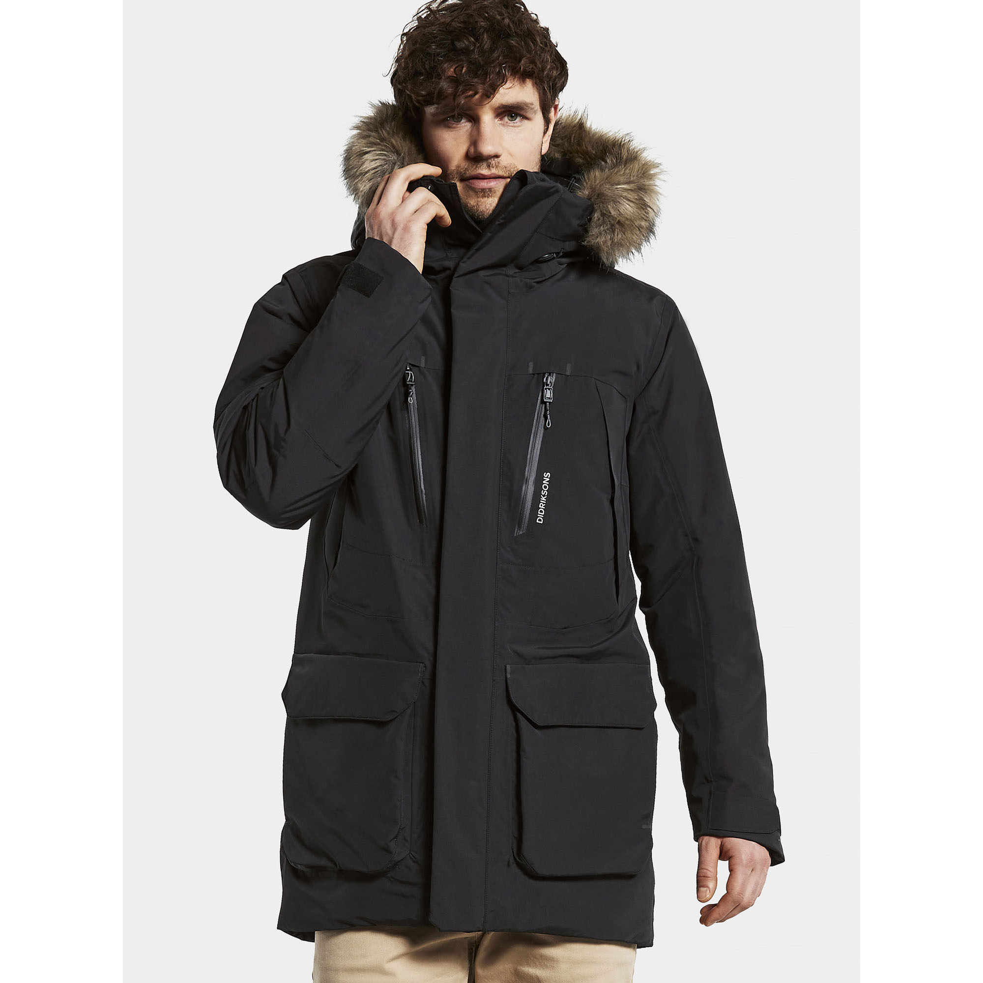 Mens waterproof hot sale insulated parka