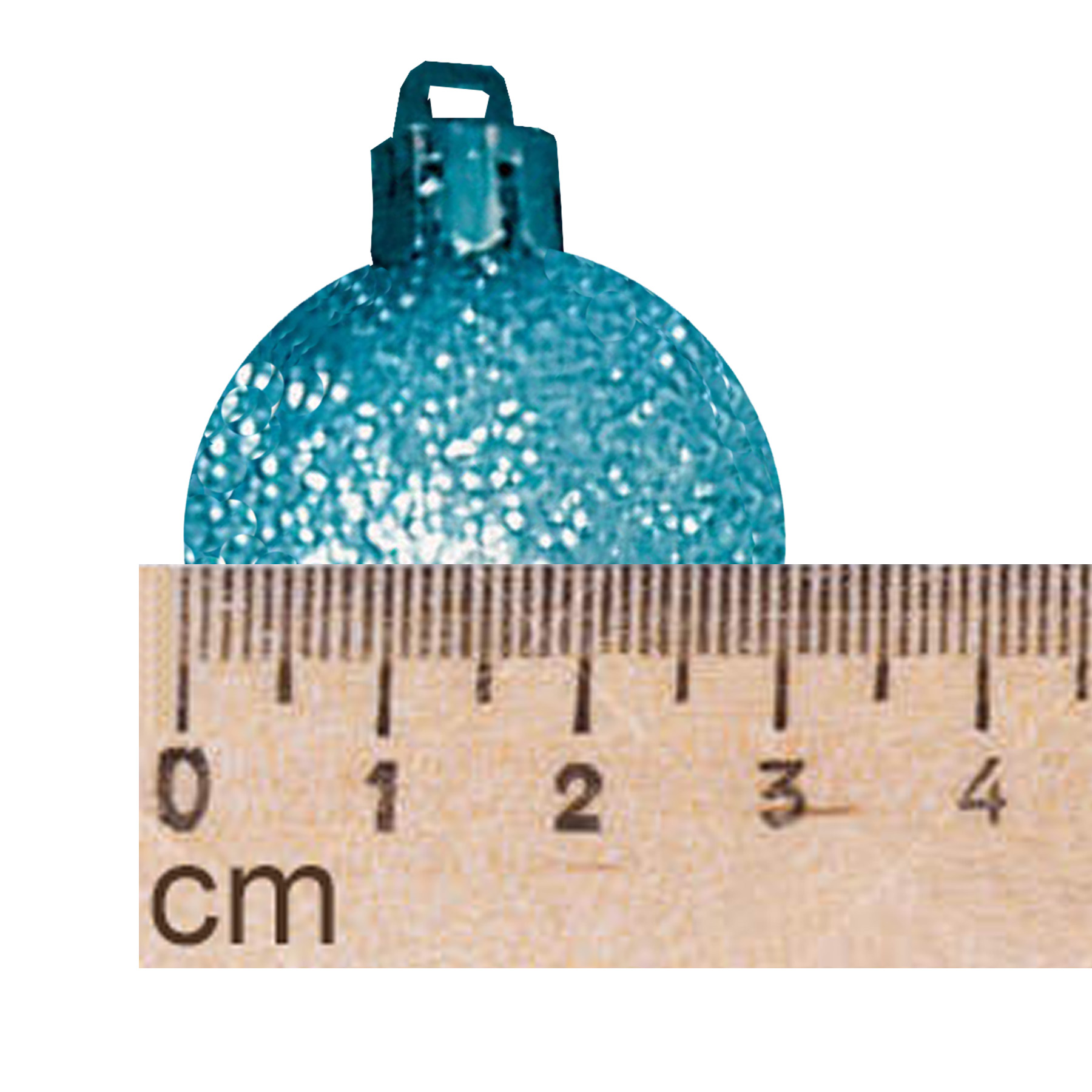 Christmas Glaçon Blue Decoration Glitter/Plain Baubles Hearts Droplets - Bild 11 von 13