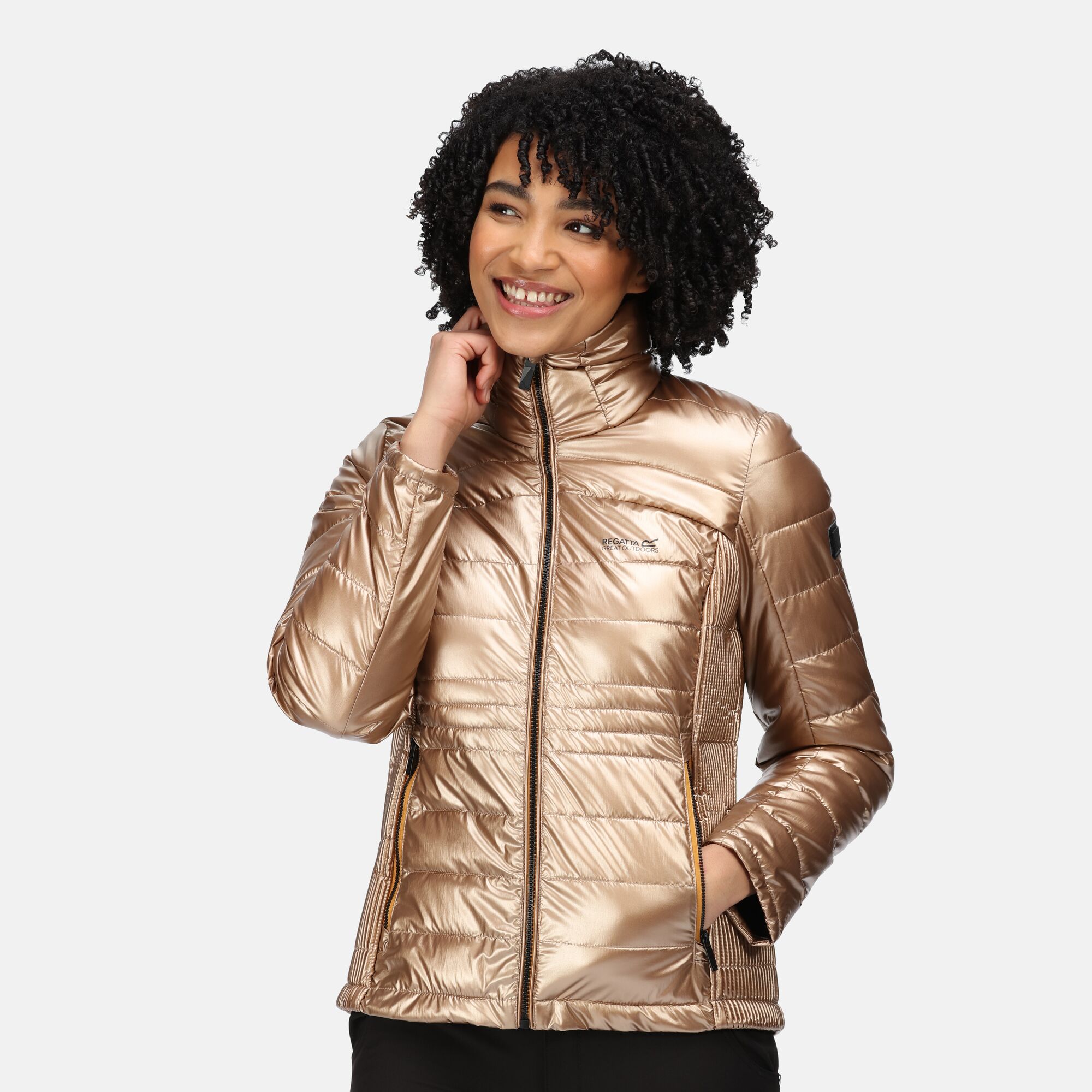 Regatta Keava Womens Jacket Insulated Glitzy Fabrics eBay