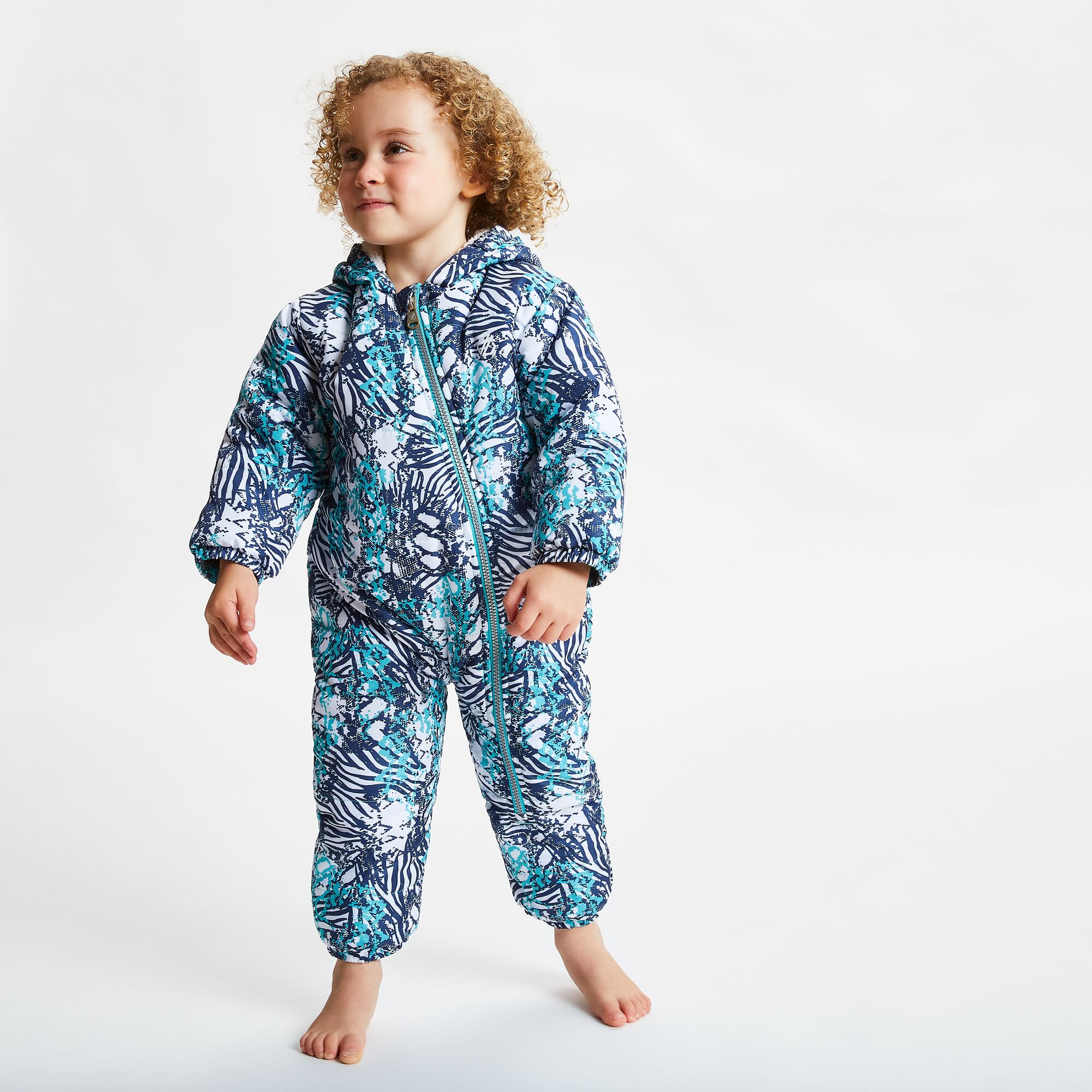 Dare2b Kids Bambino II Snowsuit Cosy Insulated All in one Padded - Picture 5 of 44
