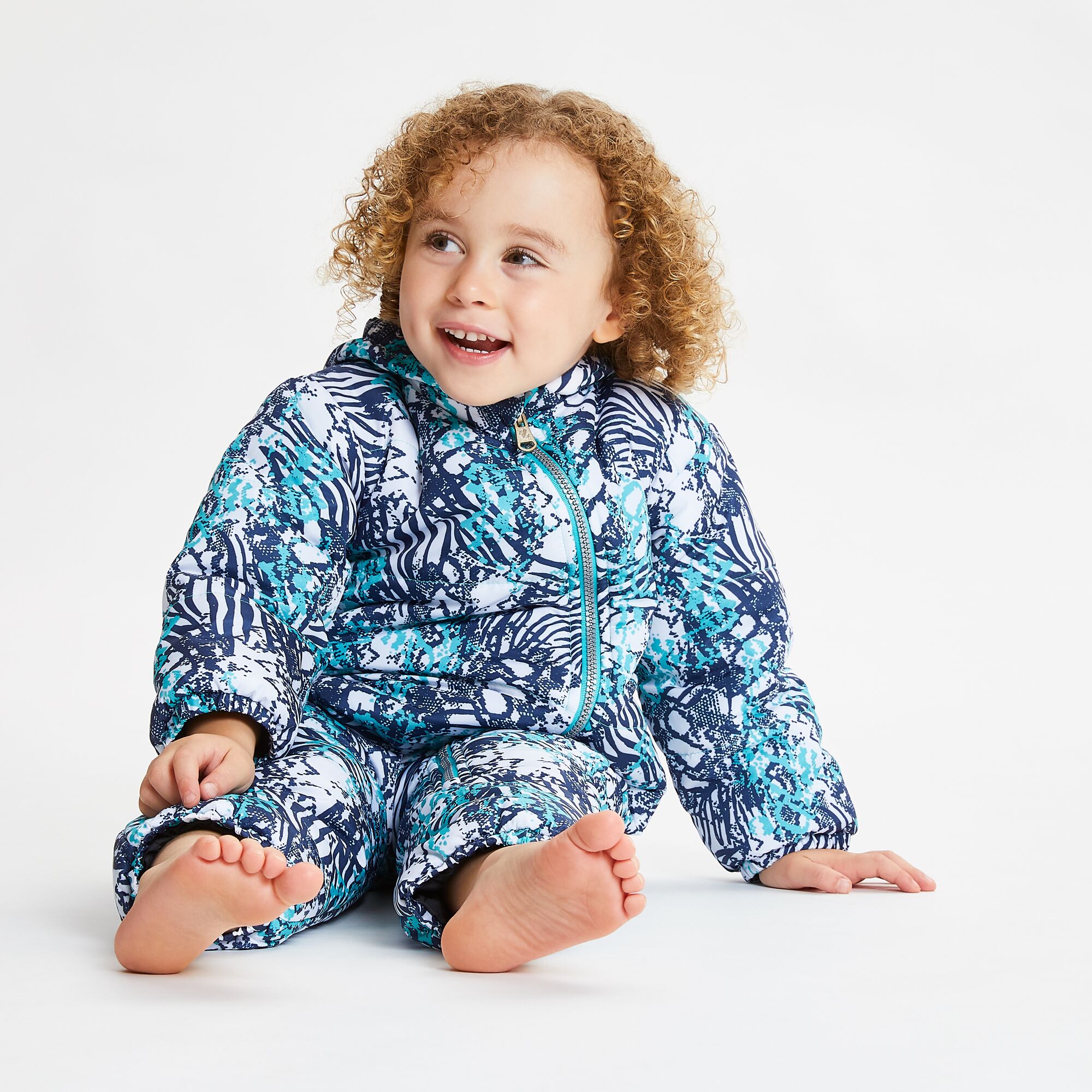 Dare2b Kids Bambino II Snowsuit Cosy Insulated All in one Padded - Picture 7 of 44