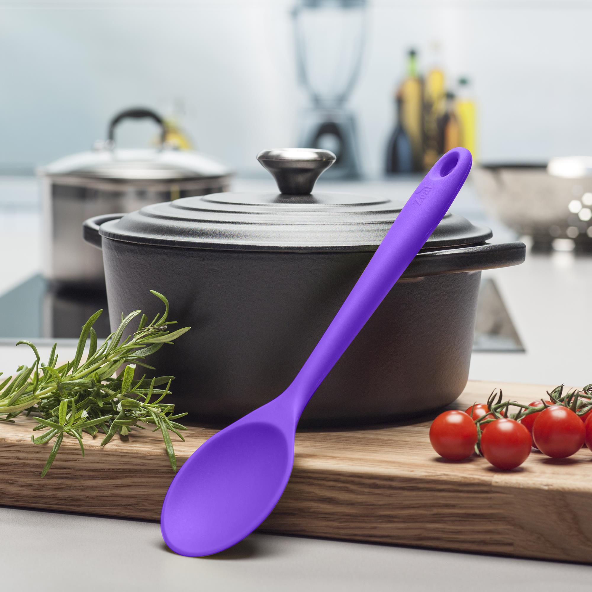 Zeal Silicone Cook’s Spoon 28cm, Non Stick Kitchen Cooking Spoon - Picture 148 of 153