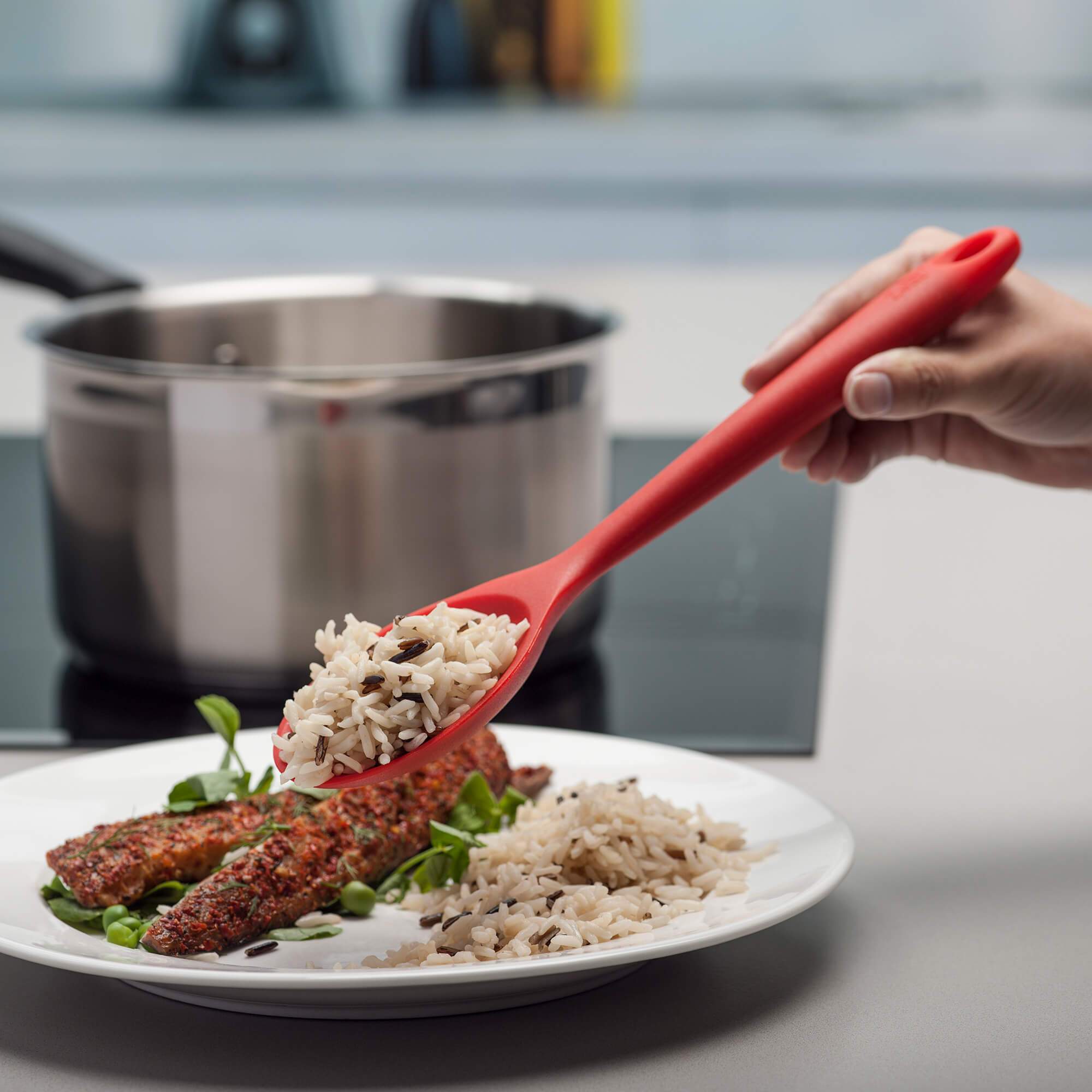Zeal Silicone Cook’s Spoon 28cm, Non Stick Kitchen Cooking Spoon - Picture 26 of 153