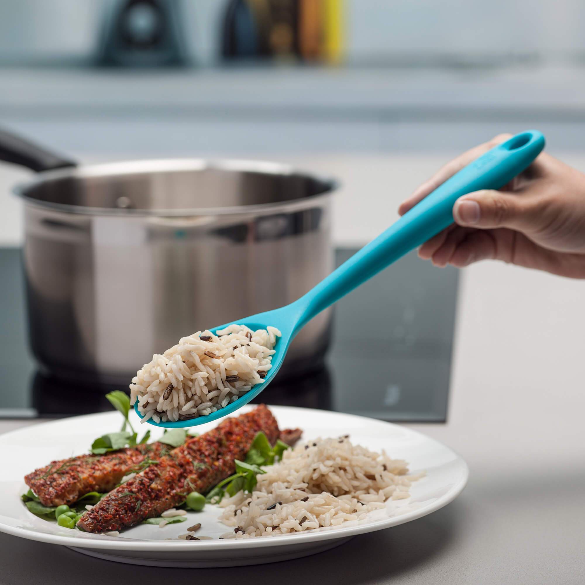 Zeal Silicone Cook’s Spoon 28cm, Non Stick Kitchen Cooking Spoon - Picture 95 of 153