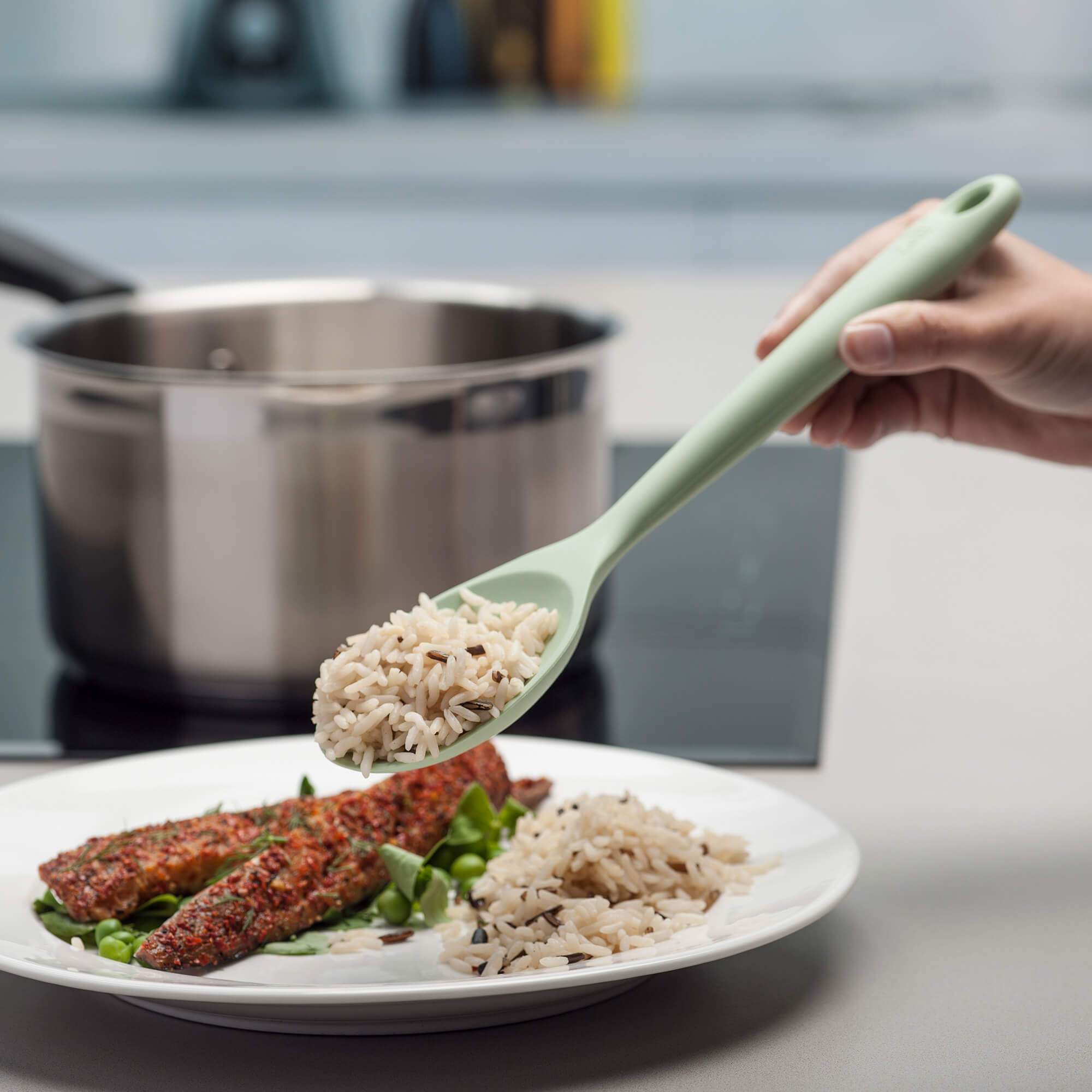 Zeal Silicone Cook’s Spoon 28cm, Non Stick Kitchen Cooking Spoon - Picture 139 of 153