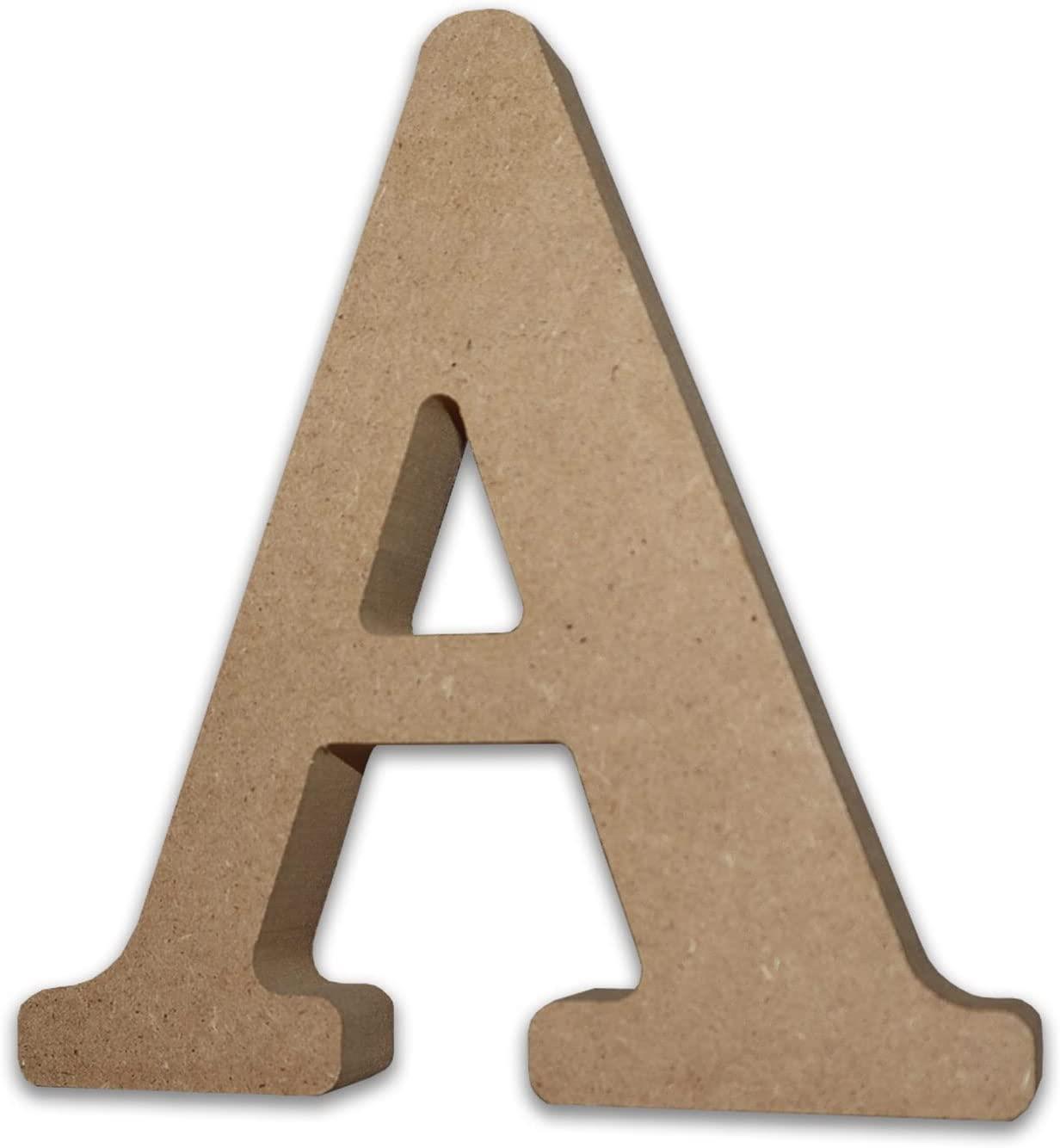 MDF Letters Wooden Letters for Crafts (Large 13cm High x 2cm Deep) Free Standing - Picture 9 of 34