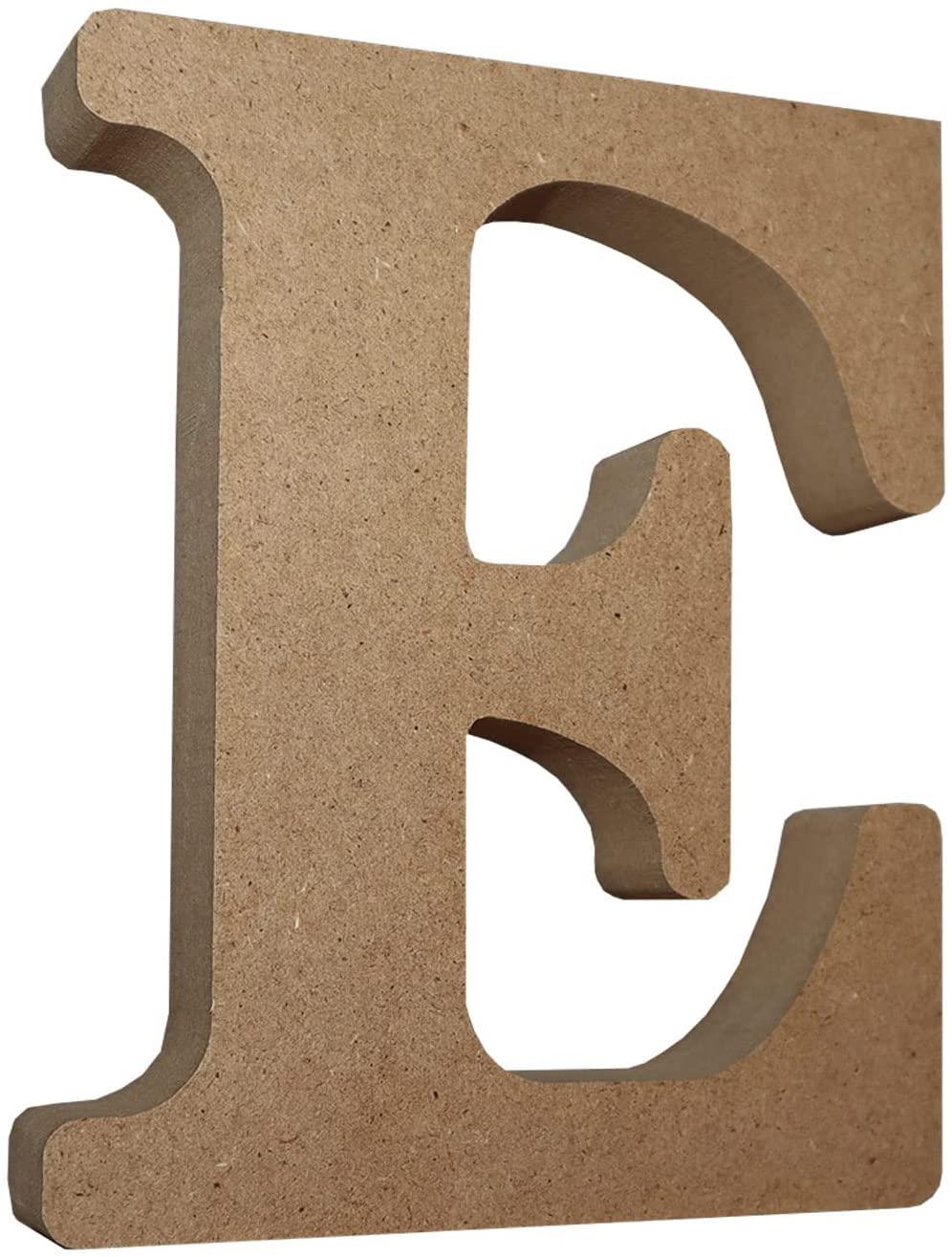MDF Letters Wooden Letters for Crafts (Large 13cm High x 2cm Deep) Free Standing