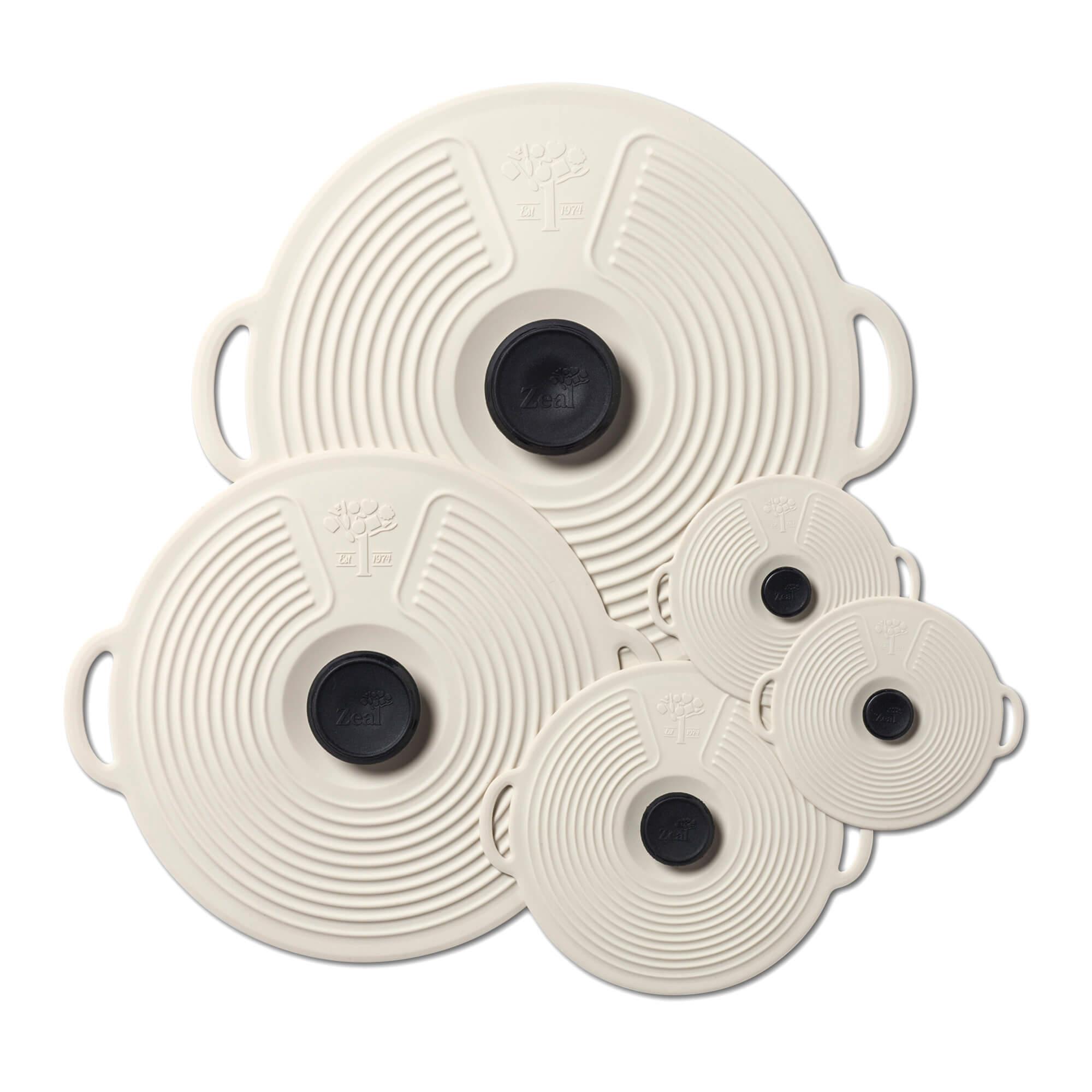 Zeal Classic Lids, Food / Pan Lids, Airtight Seal Keep Fresh Lids, Set of 5 - Picture 11 of 31