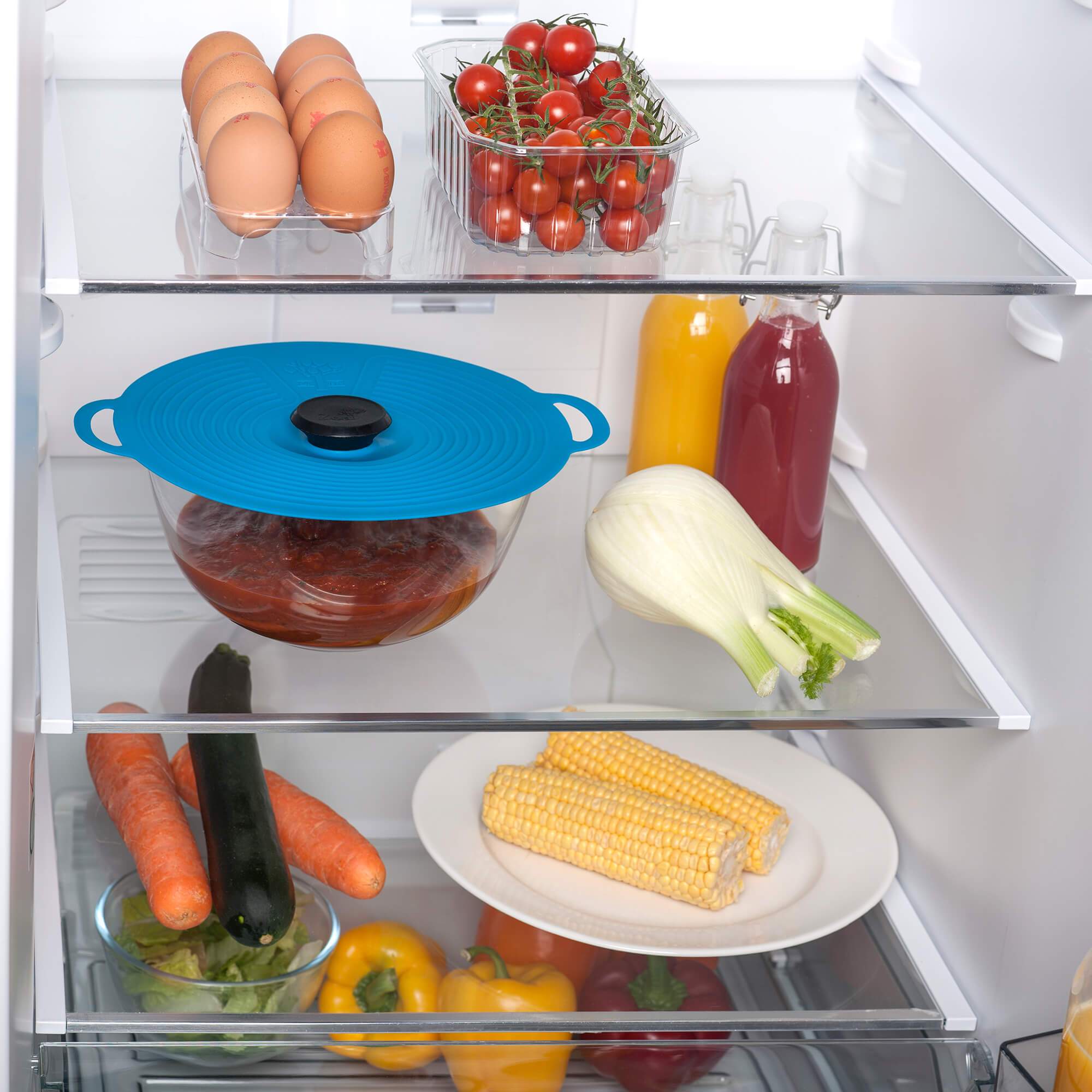 Zeal Classic Lids, Food / Pan Lids, Airtight Seal Keep Fresh Lids, Set of 5 - Picture 29 of 31