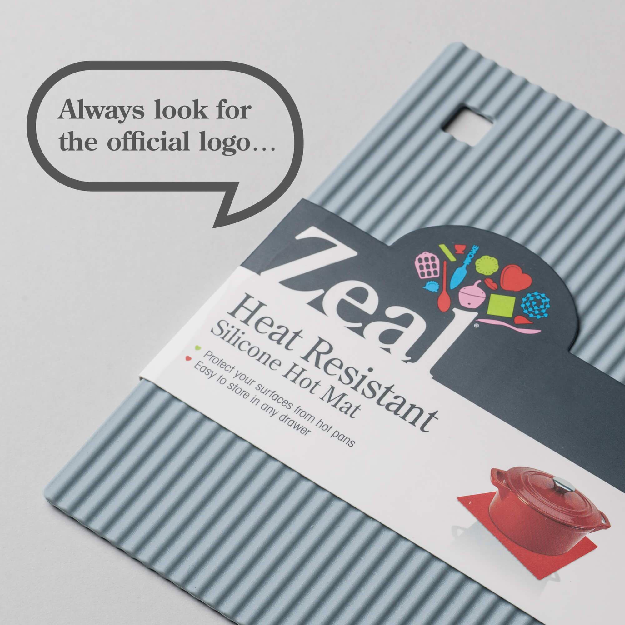 Zeal Silicone Hot Mat, Non Slip Trivet Place Mat Large - Picture 6 of 40