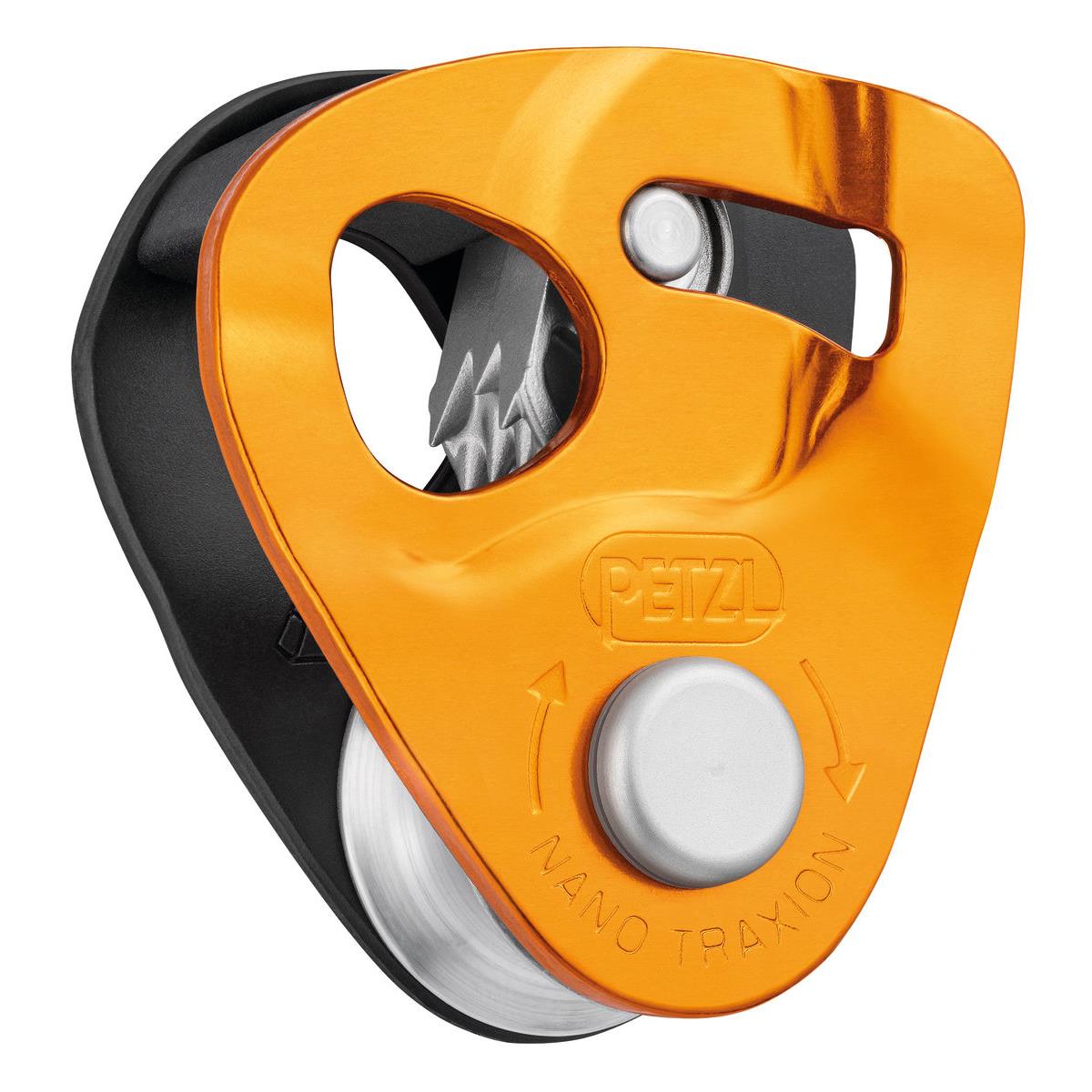 Petzl Nano Traxion Polea Jammer, polea de captura de progreso ultraligera