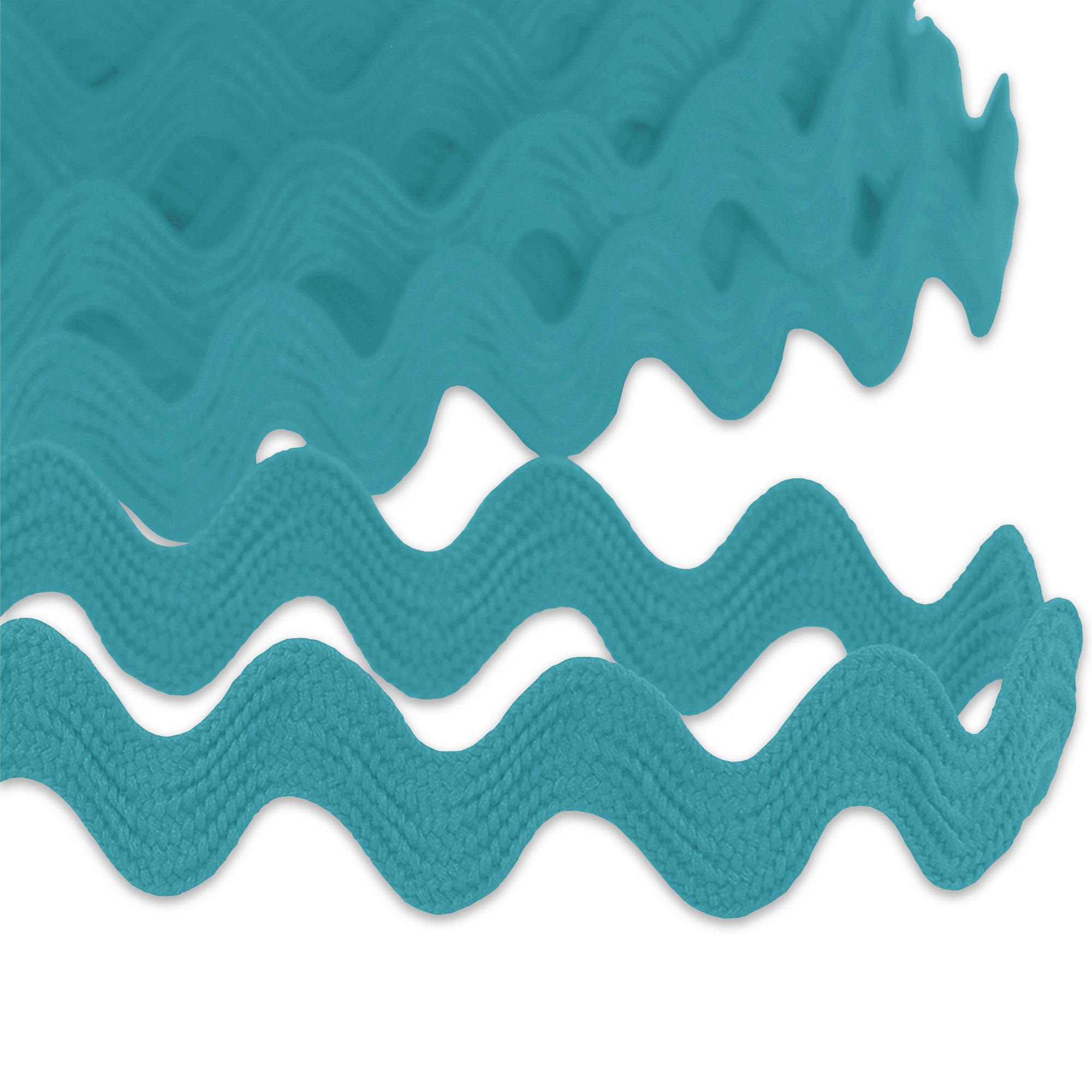 20 mm Ric Rac Band alle Farben Zick Zack Borte Zackenlitze Nähen Zopf - Bild 22 von 35