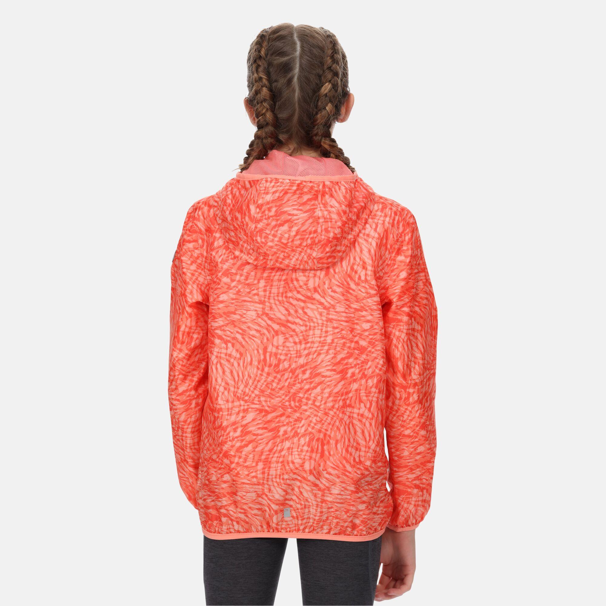 Regatta Printed Lever Kids Waterproof Packaway Jacket - Picture 19 of 83
