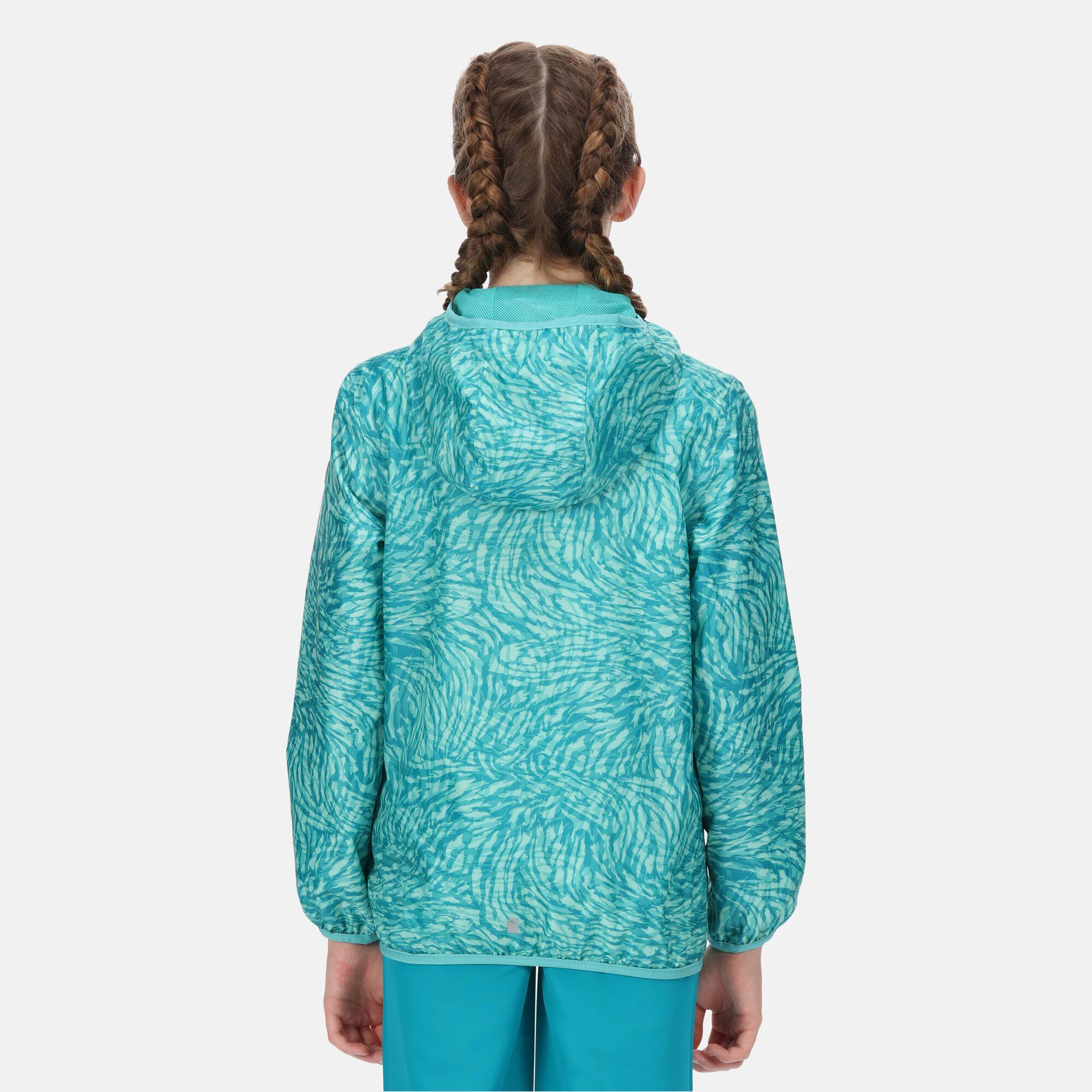 Regatta Printed Lever Kids Waterproof Packaway Jacket - Picture 24 of 83