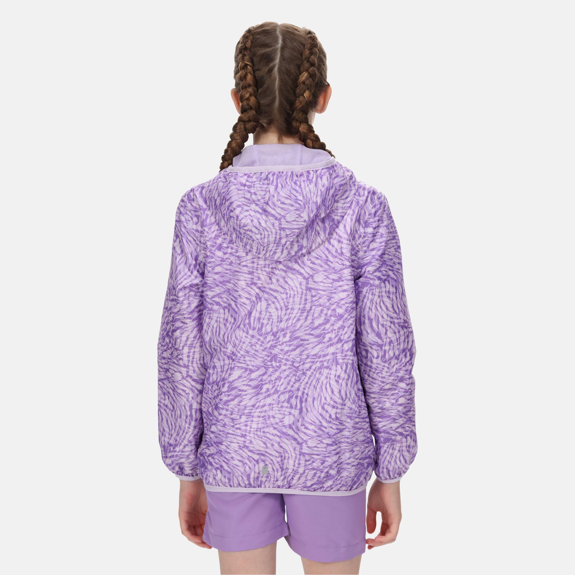 Regatta Printed Lever Kids Waterproof Packaway Jacket - Picture 29 of 83