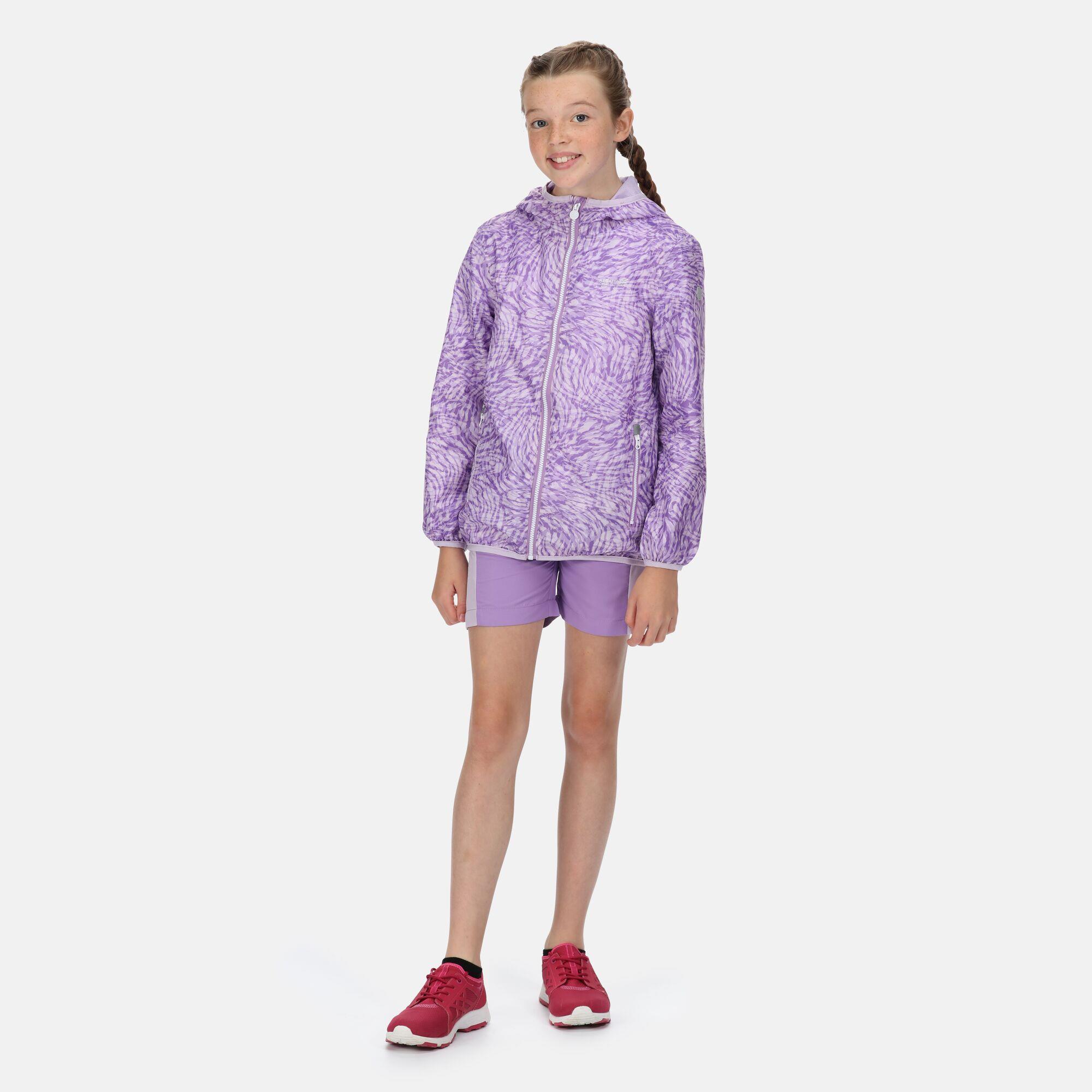 Regatta Printed Lever Kids Waterproof Packaway Jacket - Picture 30 of 83