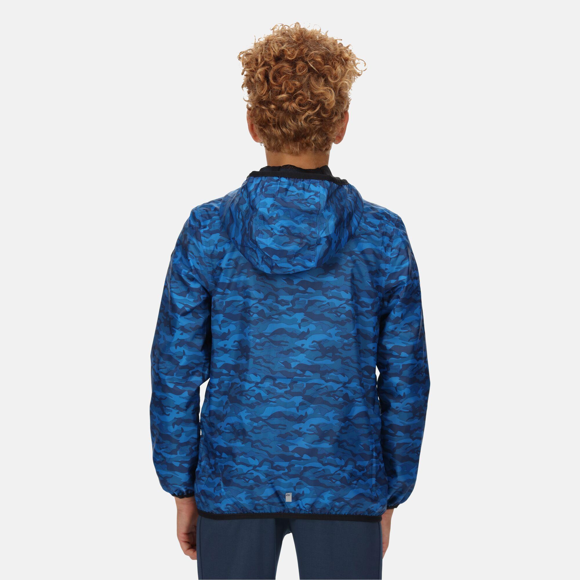 Regatta Printed Lever Kids Waterproof Packaway Jacket - Picture 39 of 83