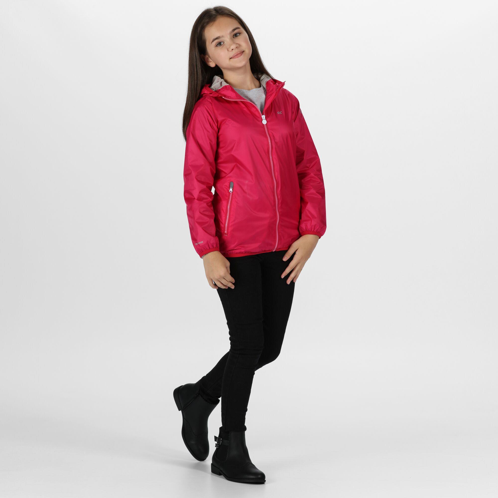 Regatta Lever II Kids Waterproof Packaway Jacket - Picture 8 of 115