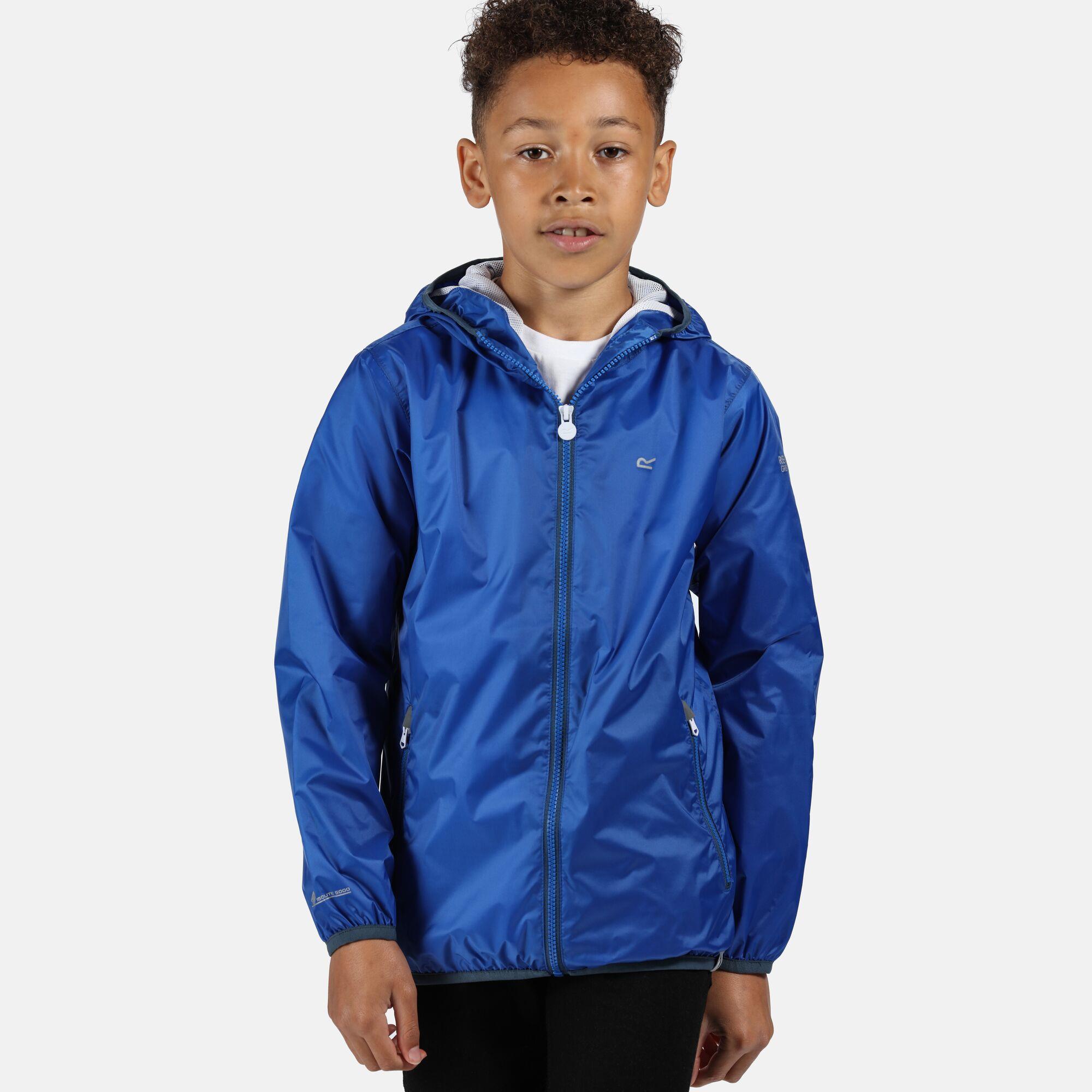 Regatta Lever II Kids Waterproof Packaway Jacket - Picture 11 of 115