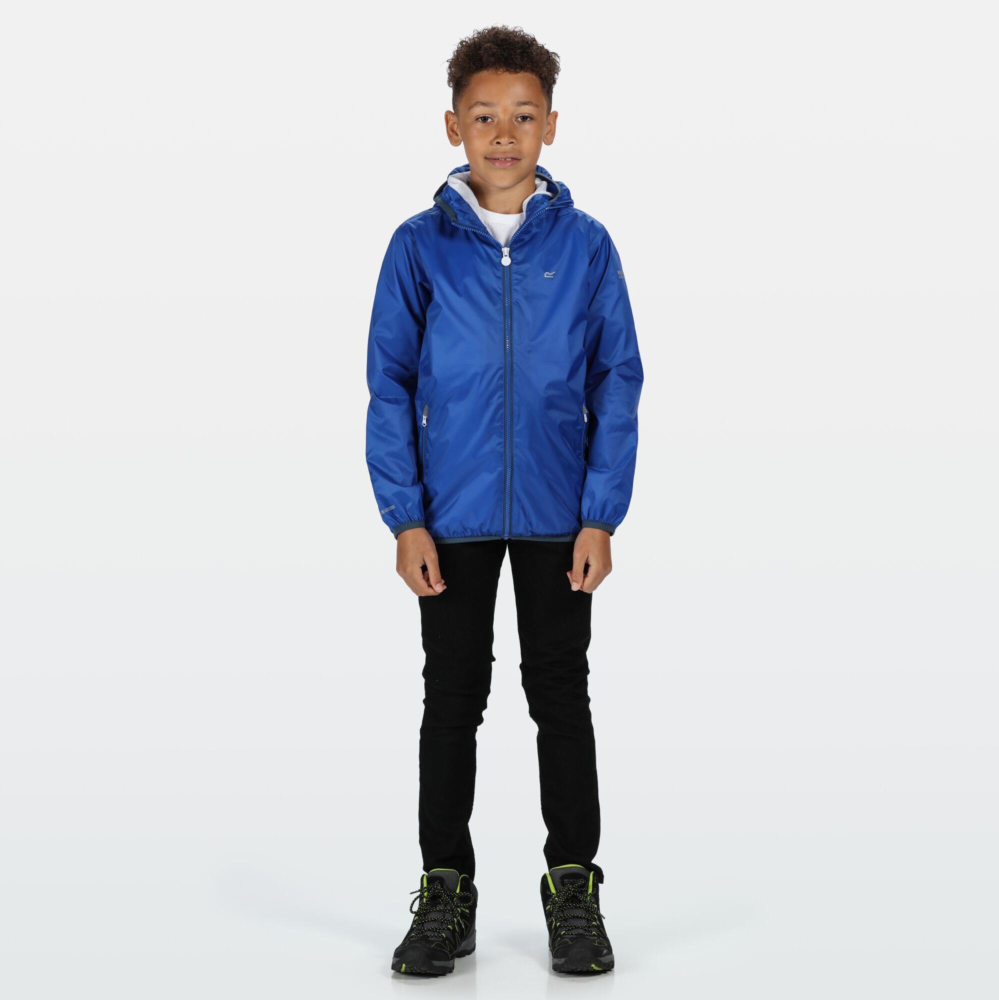 Regatta Lever II Kids Waterproof Packaway Jacket - Picture 13 of 115