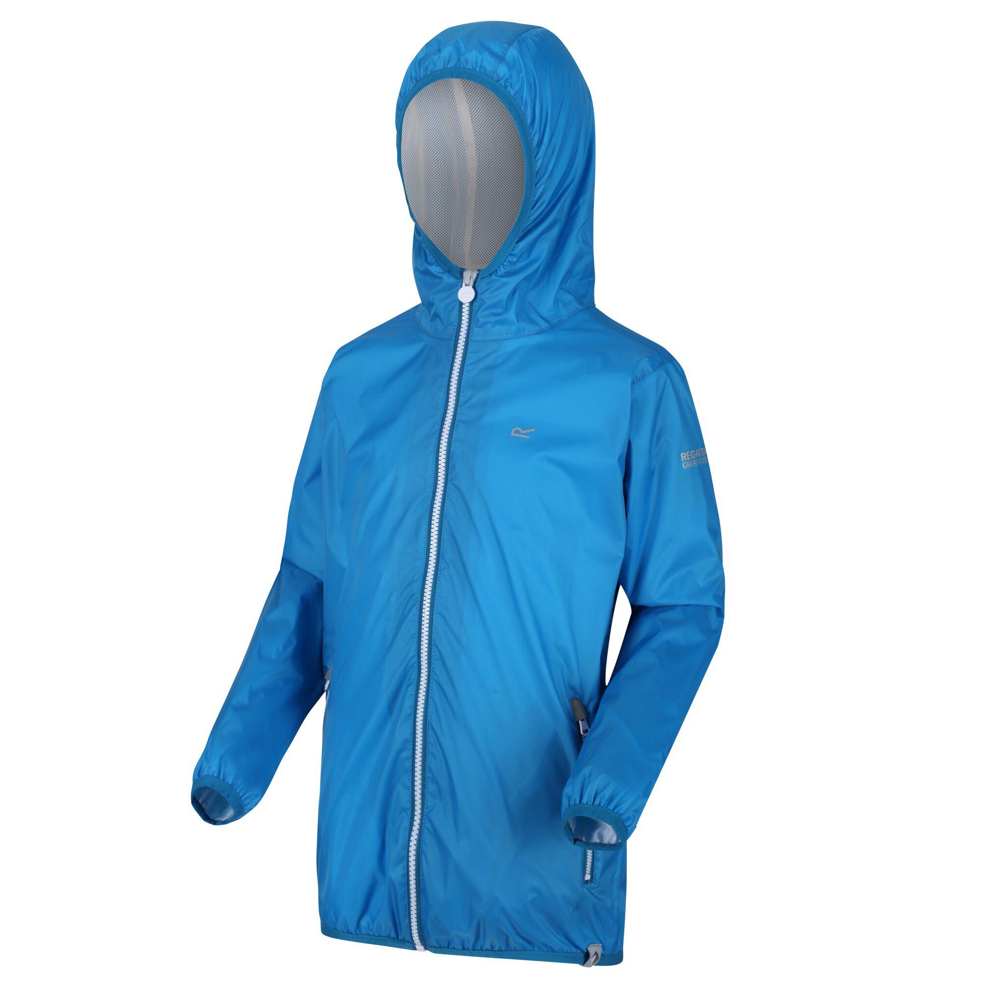 Regatta Lever II Kids Waterproof Packaway Jacket - Picture 14 of 115
