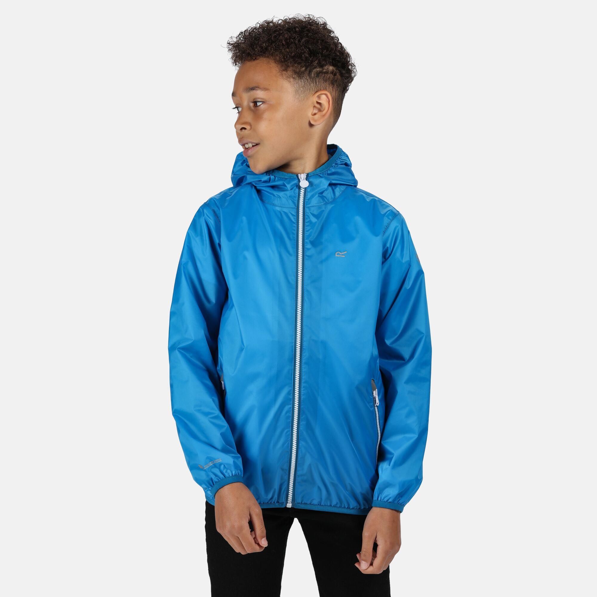 Regatta Lever II Kids Waterproof Packaway Jacket - Picture 16 of 115