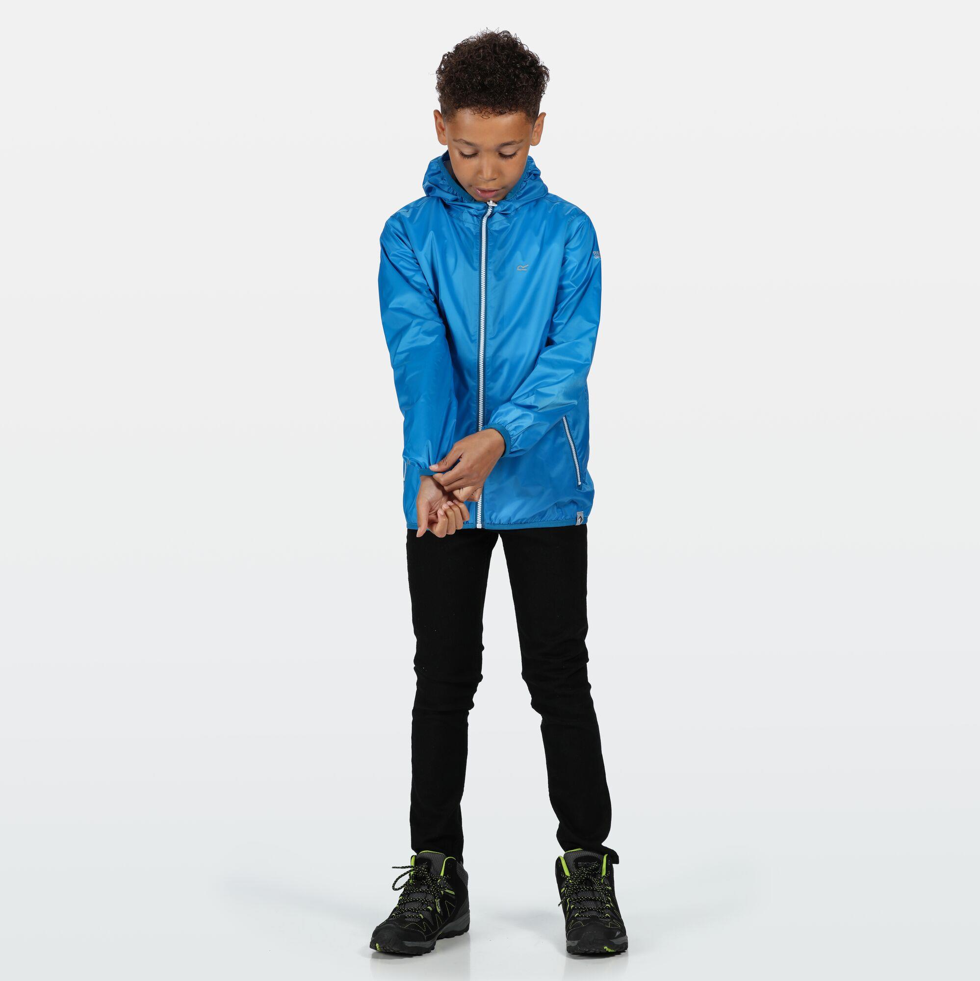 Regatta Lever II Kids Waterproof Packaway Jacket - Picture 18 of 115
