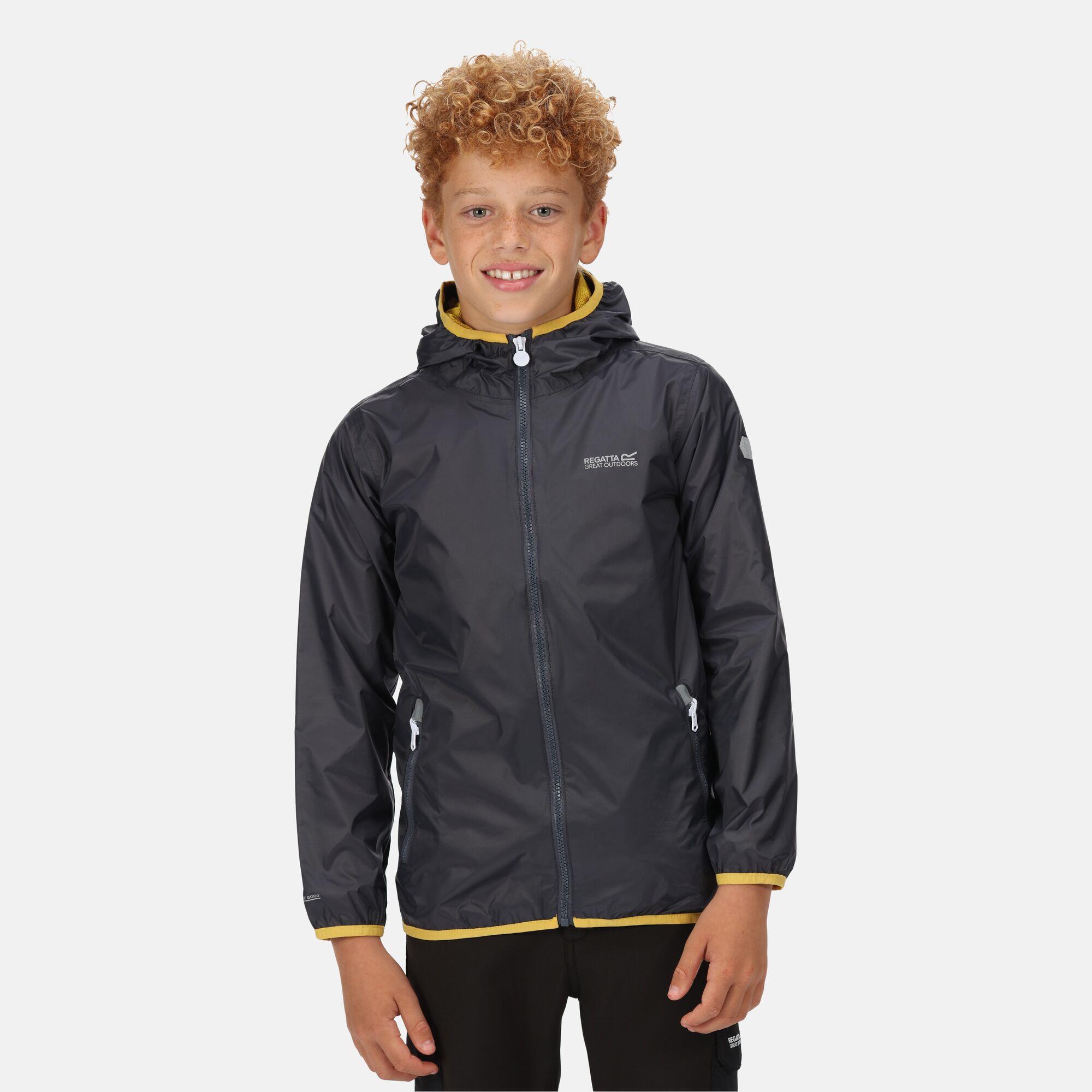 Regatta Lever II Kids Waterproof Packaway Jacket - Picture 21 of 115