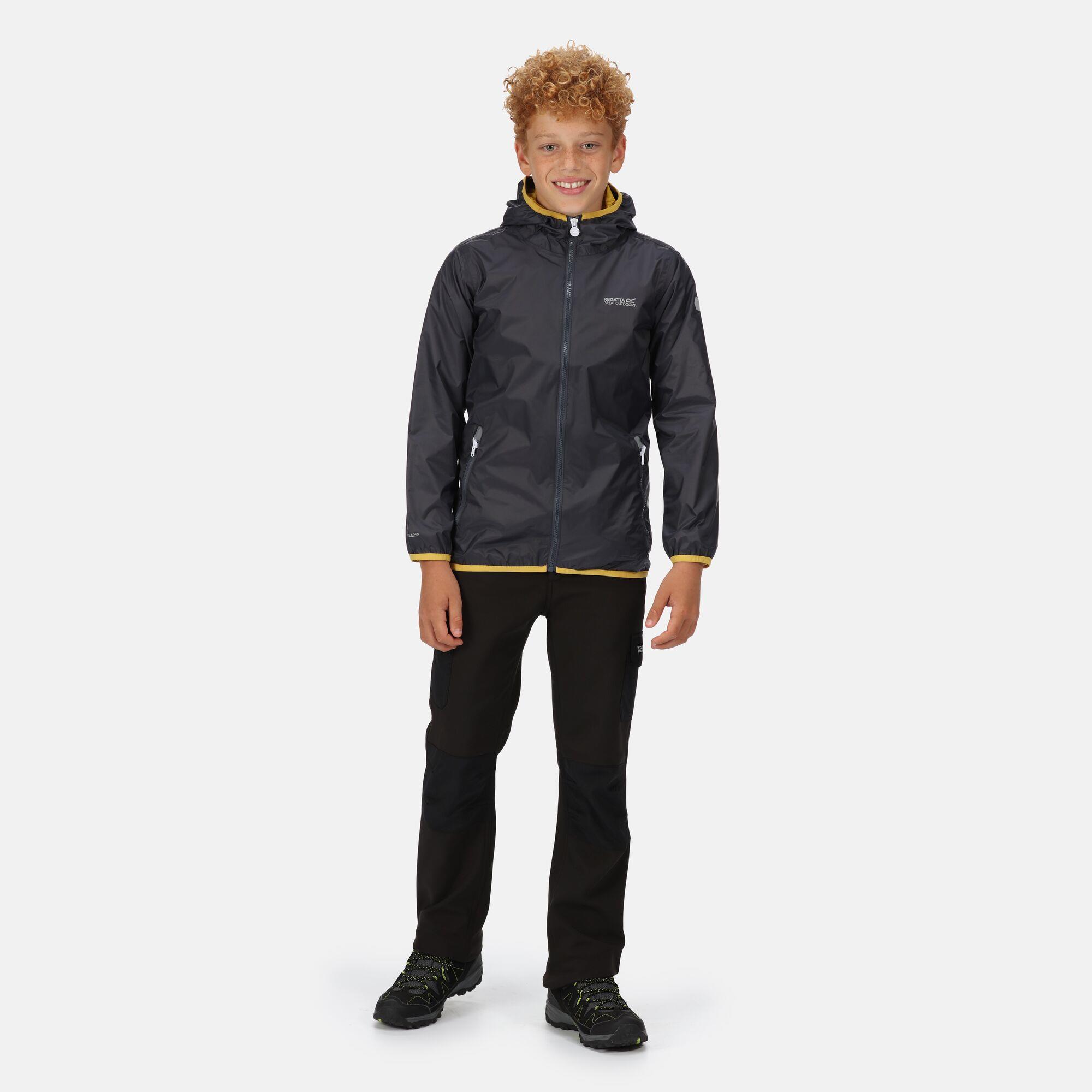 Regatta Lever II Kids Waterproof Packaway Jacket - Picture 23 of 115
