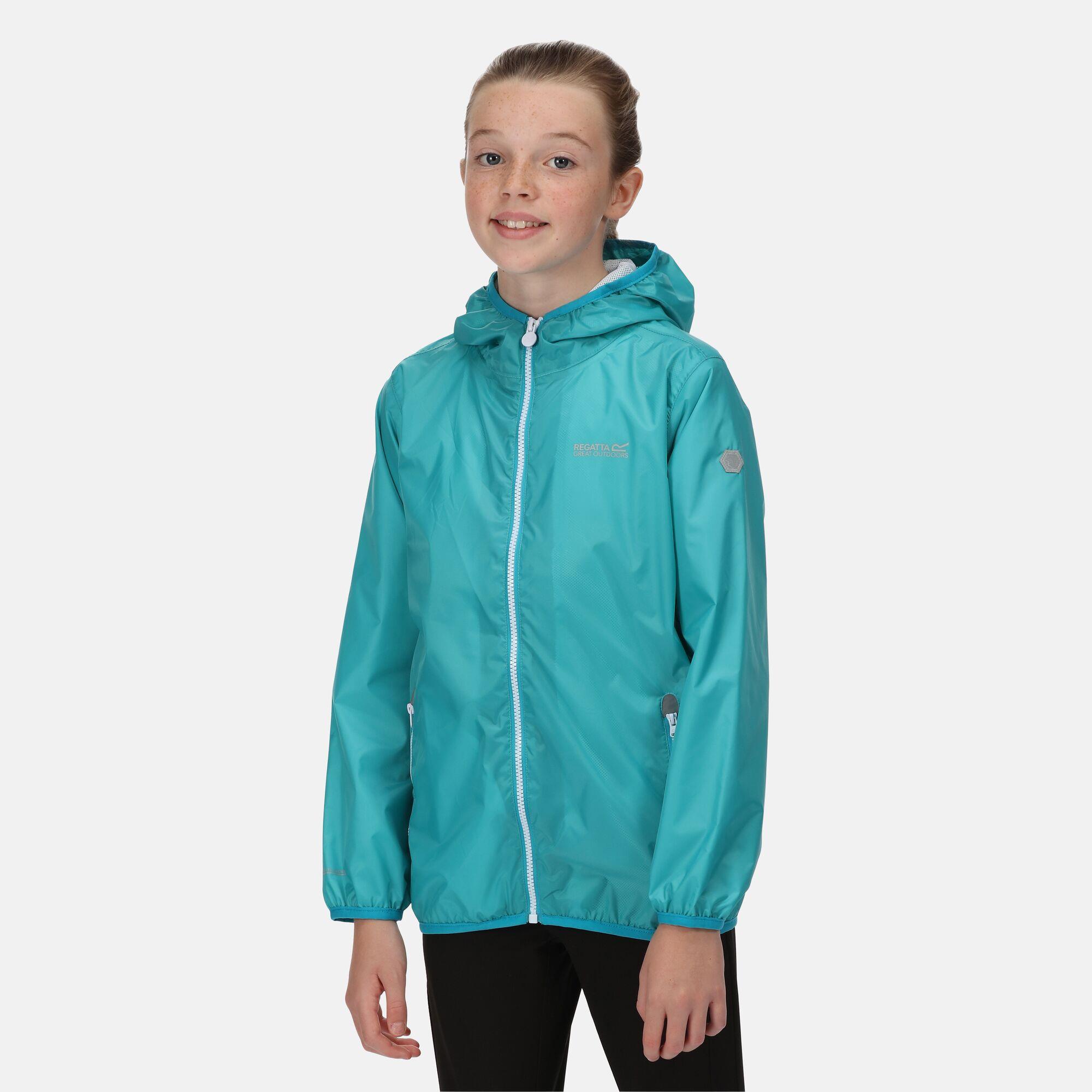 Regatta Lever II Kids Waterproof Packaway Jacket - Picture 26 of 115