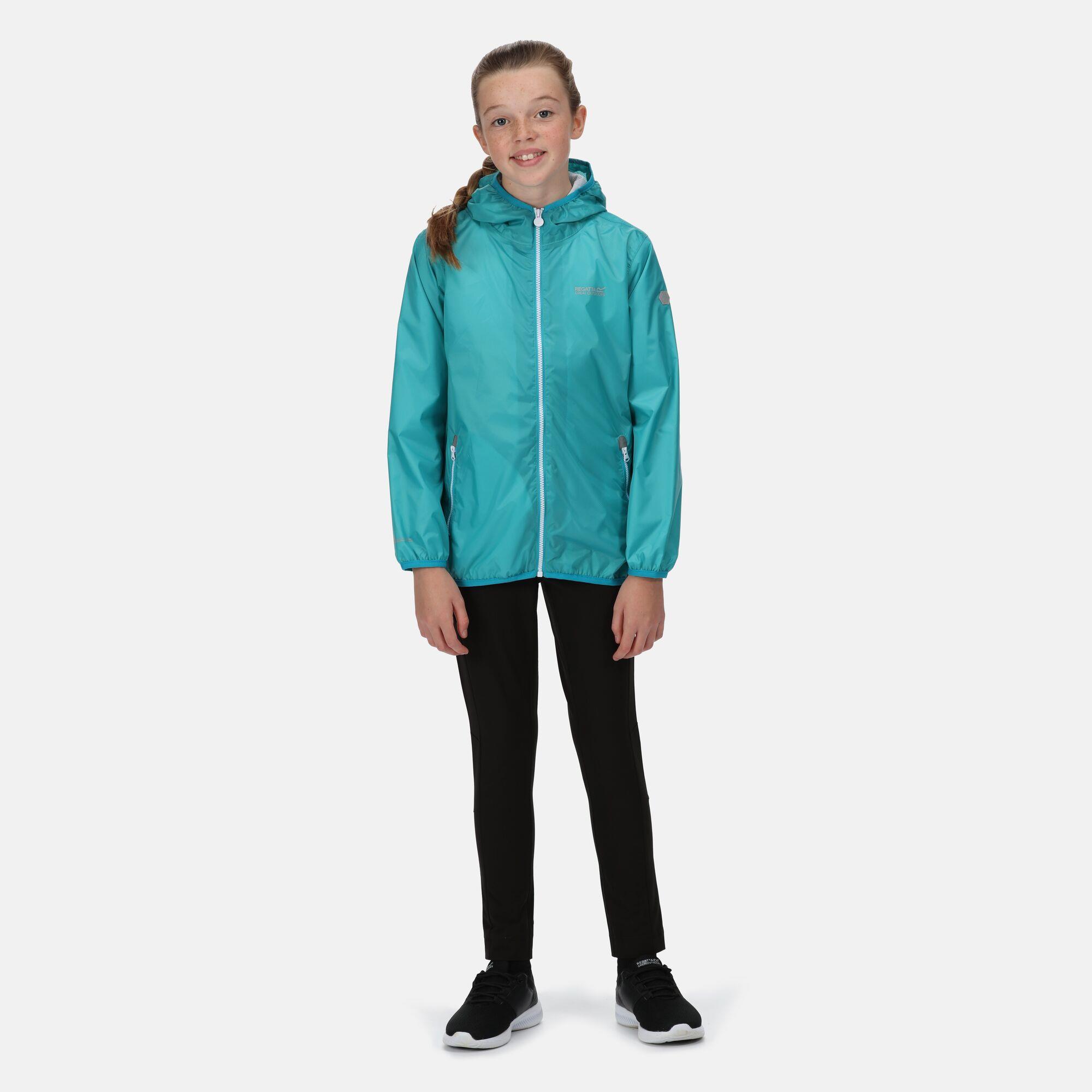 Regatta Lever II Kids Waterproof Packaway Jacket - Picture 28 of 115