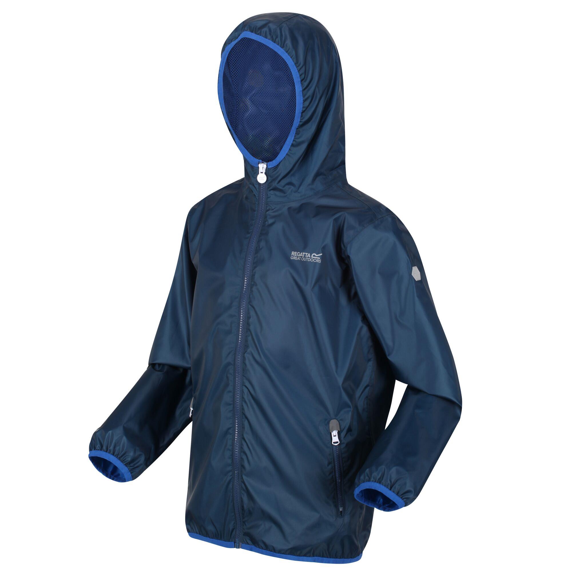 Regatta Lever II Kids Waterproof Packaway Jacket - Picture 29 of 115