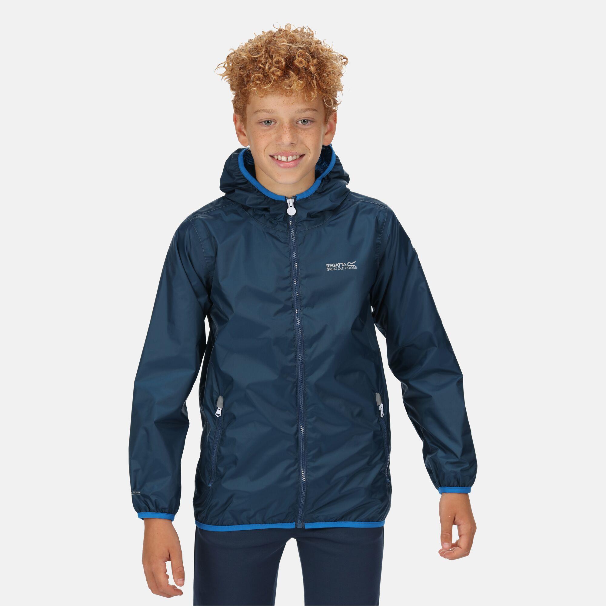 Regatta Lever II Kids Waterproof Packaway Jacket - Picture 31 of 115