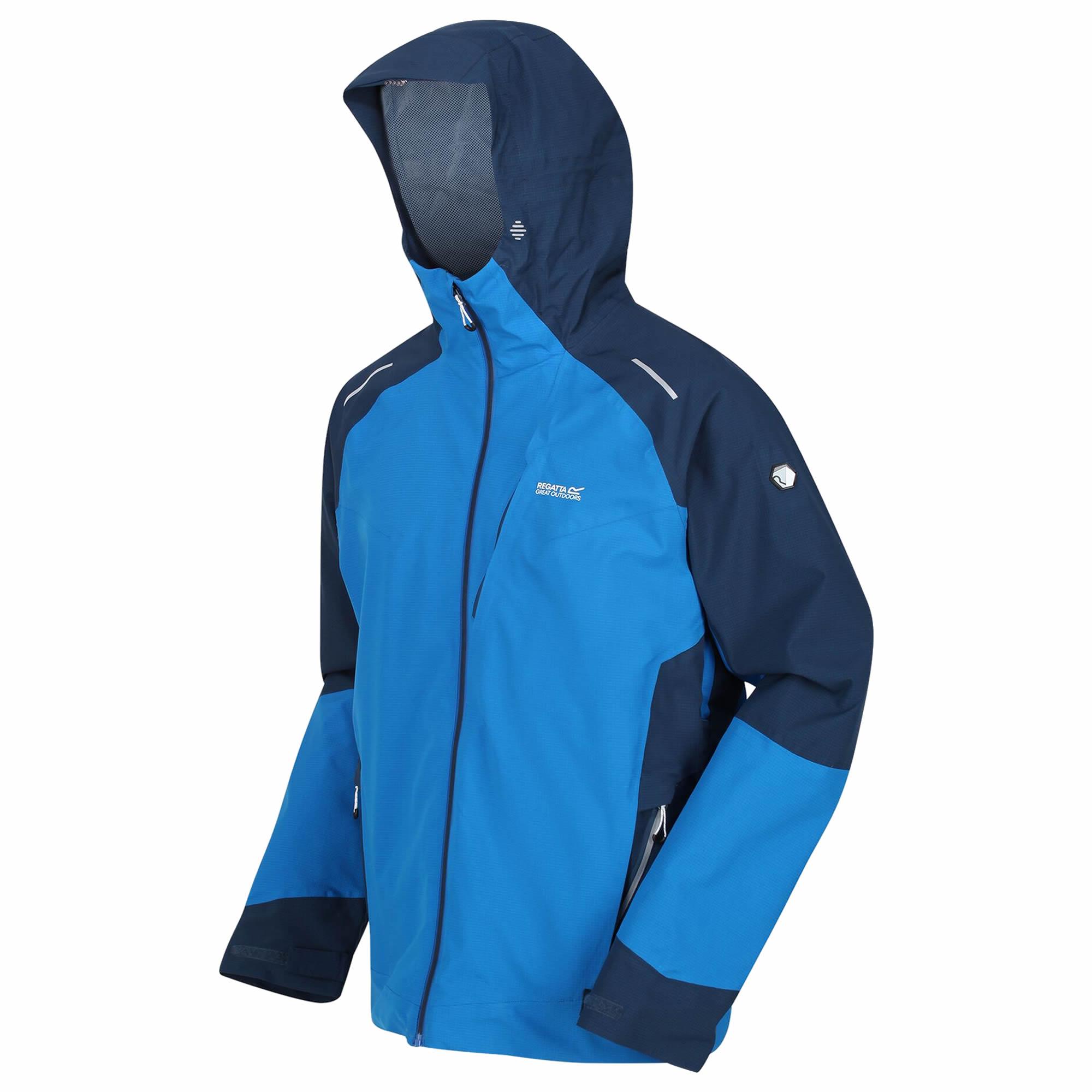 Regatta Mens Highton Pro Jacket with Hood Torch Waterproof Recycled Fabric