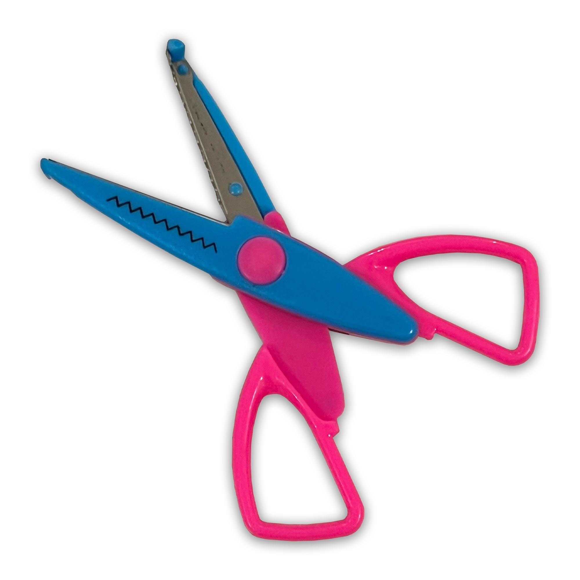 Tijera para rosar para niños corte en zig zag tijeras artesanales tijeras para niños manualidades - Imagen 11 de 12