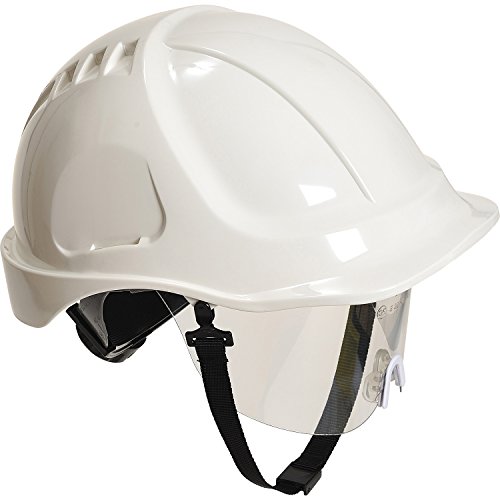 Portwest Endurance Plus Safety Helmet with Visor and chin strap -PW54