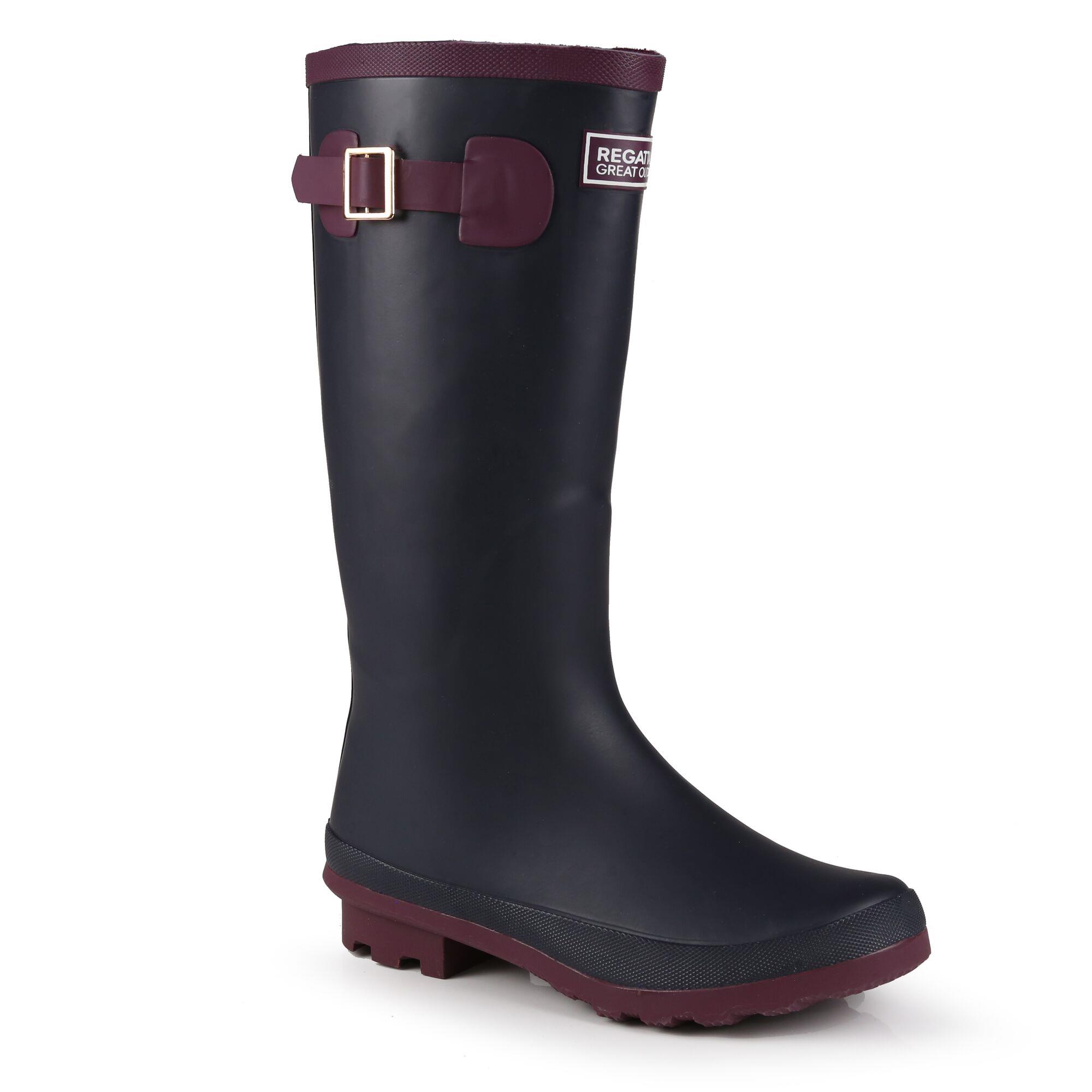 Regatta Lady Fairweather II Womens Wellies Cotton Lined Wellington Boot Durable - Picture 14 of 73