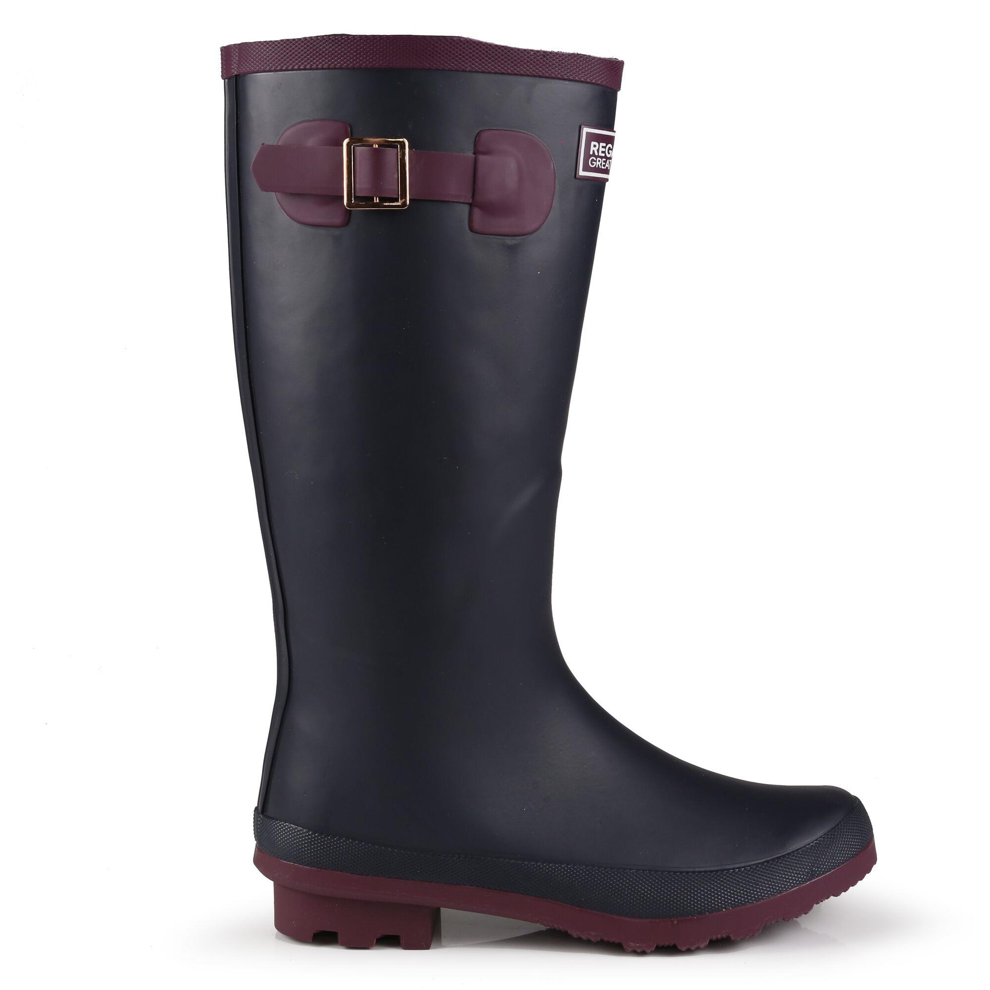Regatta Lady Fairweather II Womens Wellies Cotton Lined Wellington Boot Durable - Picture 15 of 73
