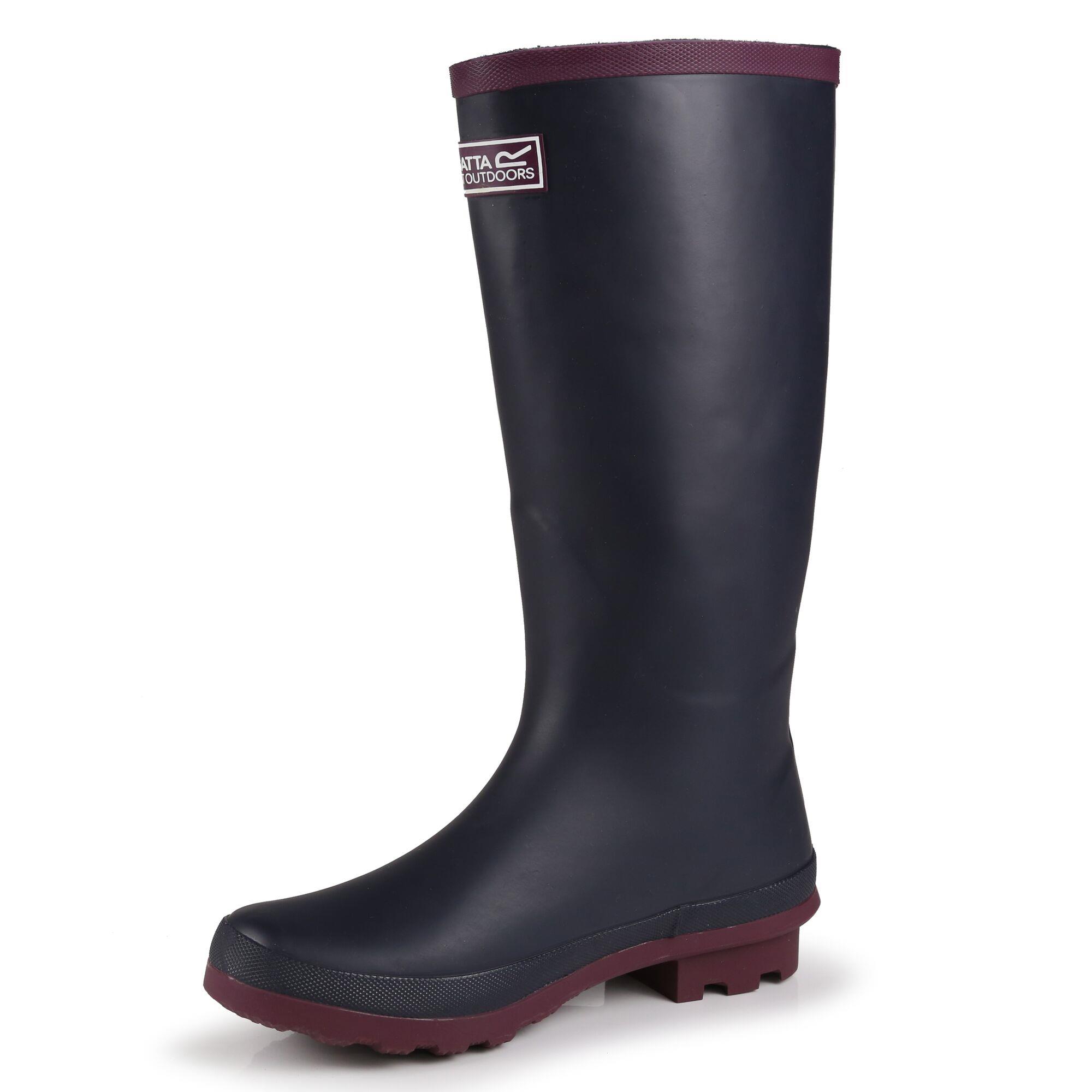 Regatta Lady Fairweather II Womens Wellies Cotton Lined Wellington Boot Durable - Picture 17 of 73