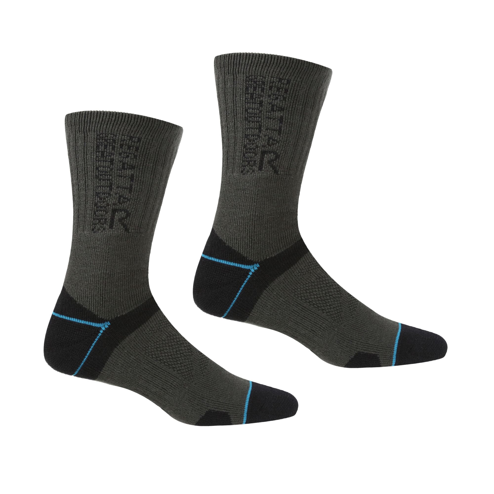 Regatta Womens Blister Protect II Socks 2 Pack Antibacterial Walking 2 Layer - Picture 3 of 4