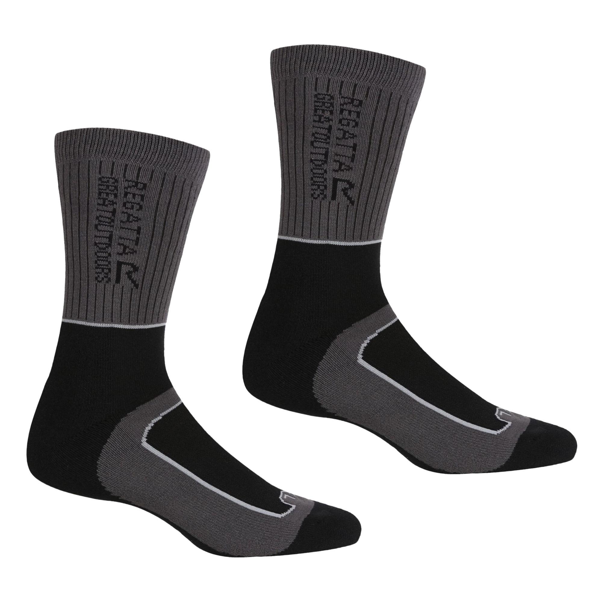 Regatta Lady Samaris 2 Season Womens Socks 2 Pack Walking Hiking Sock - Picture 2 of 4