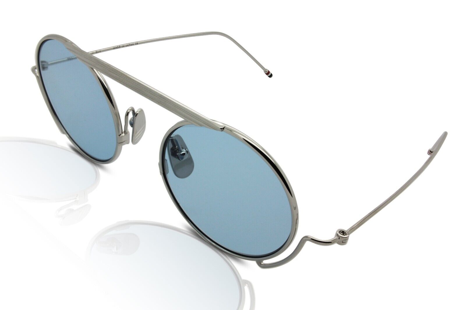 Thom Browne Sunglasses TBS111 02 Silver/Blue | eBay Thom Browne Sunglasses TBS111 02 Silver/Blue | eBay