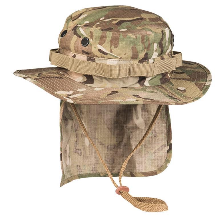 Estilo Ejército Británico Boonie Rip Stop con solapa para el cuello ESTILOS COLORES - Imagen 2 de 5