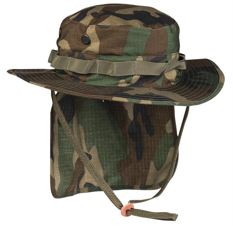 Estilo Ejército Británico Boonie Rip Stop con solapa para el cuello ESTILOS COLORES - Imagen 3 de 5