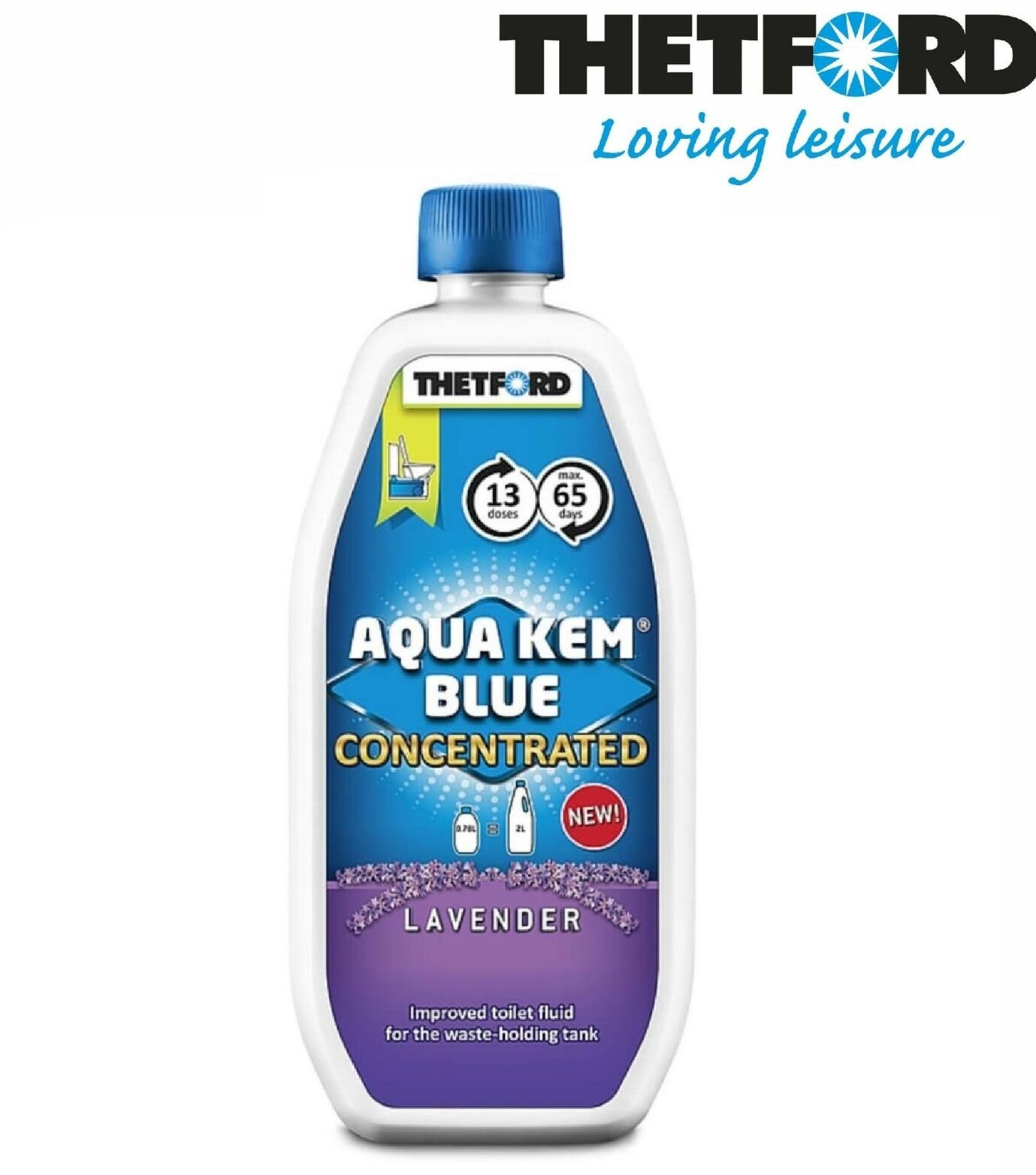 Thetford Aqua Kem Blue Lavender 780ml Concentrate Toilet Cassette Fluid  Caravan