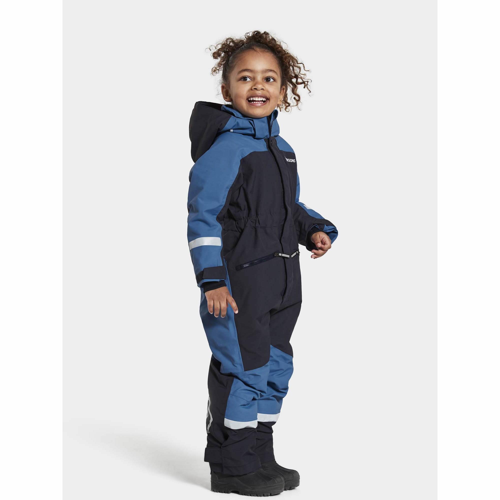 Didriksons Neptun Kids Coverall Waterproof Insulated All in One Snowsuit - Picture 9 of 36